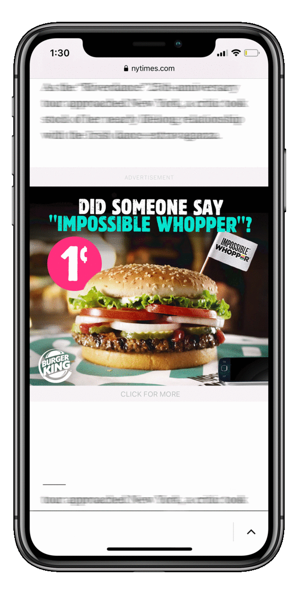  Once they watched the spot, the viewer’s phone was marked. We then ran phone-specific social and digital media that was hyper-targeted to only those who had seen the TV spot. The result? Thousands of people help us prove that our phones are listenin