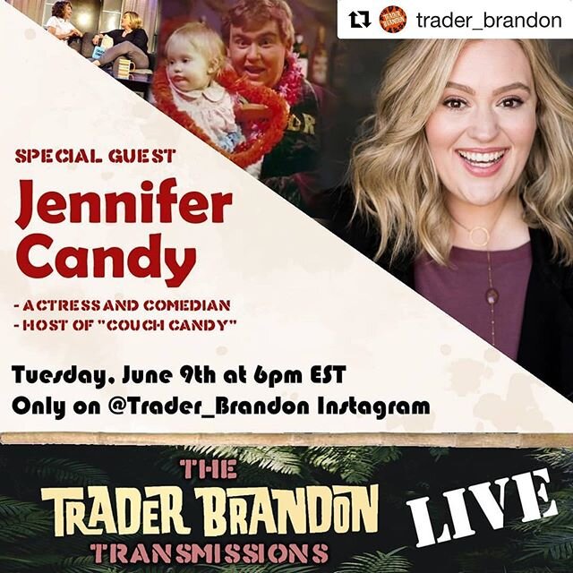 LIVE TODAY at 3pm PST / 6pm EST Join us ! #Repost @trader_brandon 
Join  Jenn and I next week as we discuss all sorts of fun topics, and help bring a bit of escapism into your home.