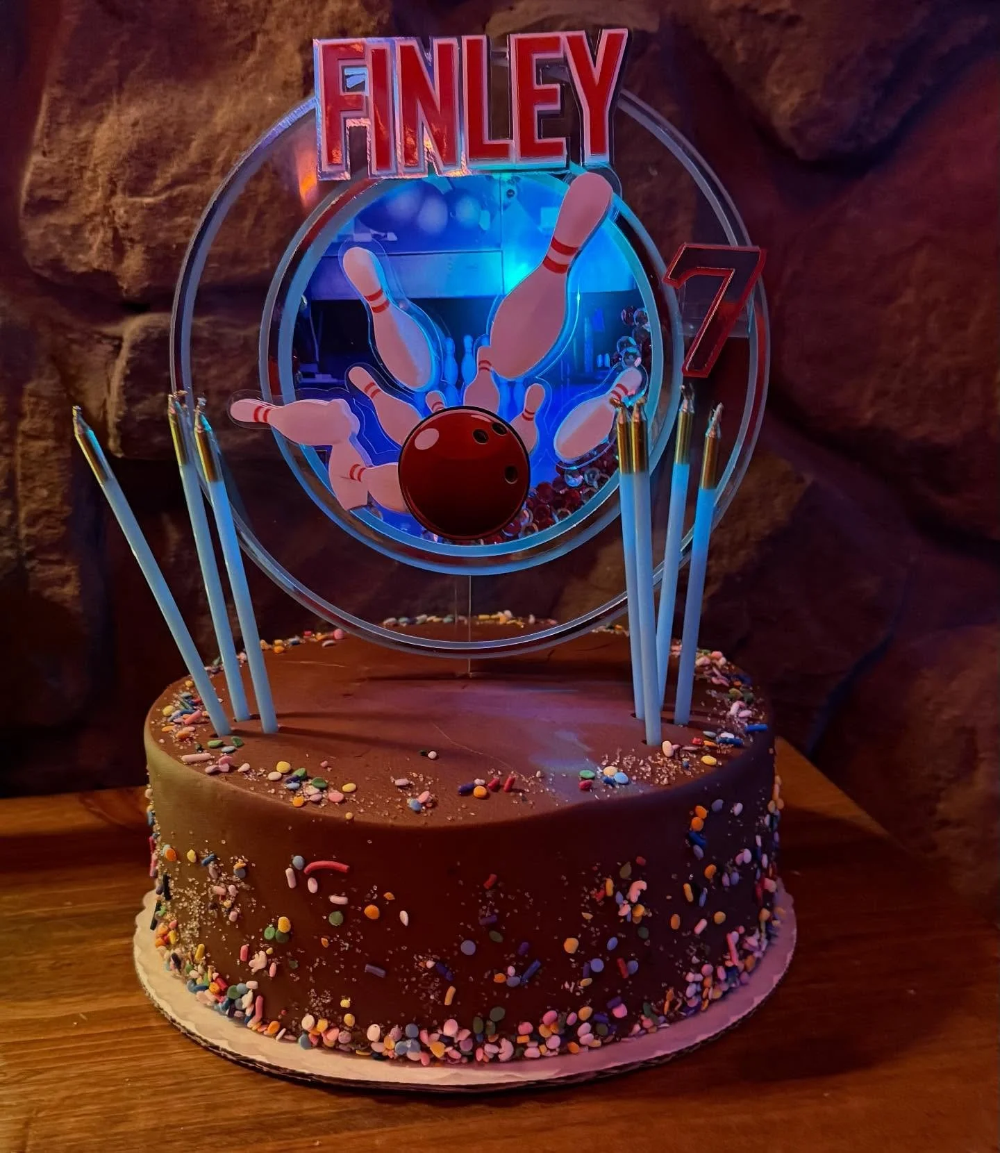 Lucky 🍀 7 !  Happy Birthday Finley . Our Bobs Burger &amp; bowling loving kiddo . May you find all the Pok&eacute;mon your heart desires and keep being a rock star hockey player . You&rsquo;re so sweet and so funny ! Guess What ? LOVE YOU . Mom &amp