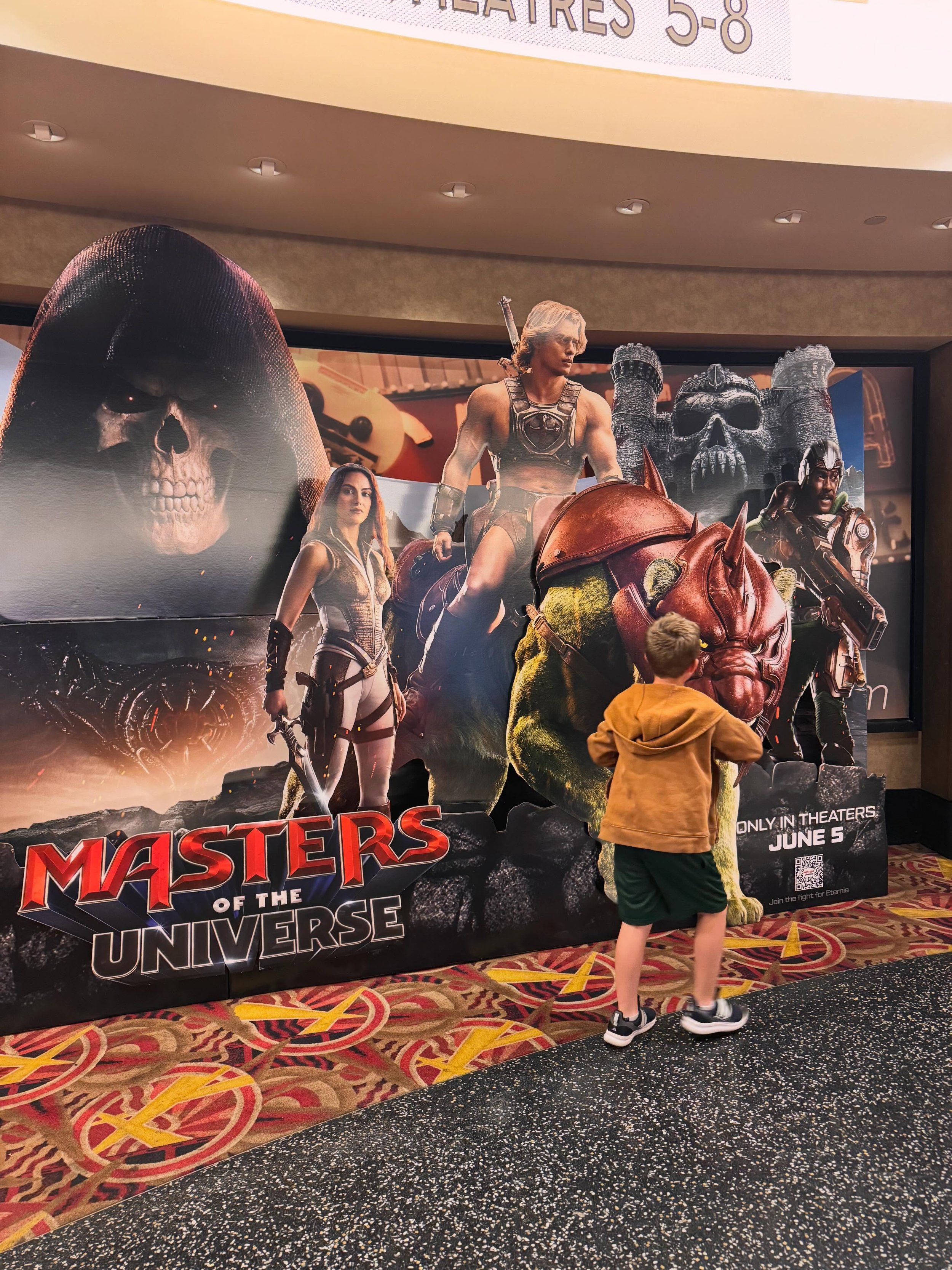 According to Finley needed more Battle Cat ! But he enjoyed it . Little long for him in some places , loved all the action scenes. As a He-Man / She-Ra loving child myself , I did enjoy this very much . #mastersoftheuniverse