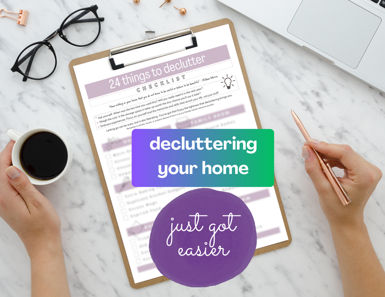 24 things to declutter free pdf checklist — Simply Cherie