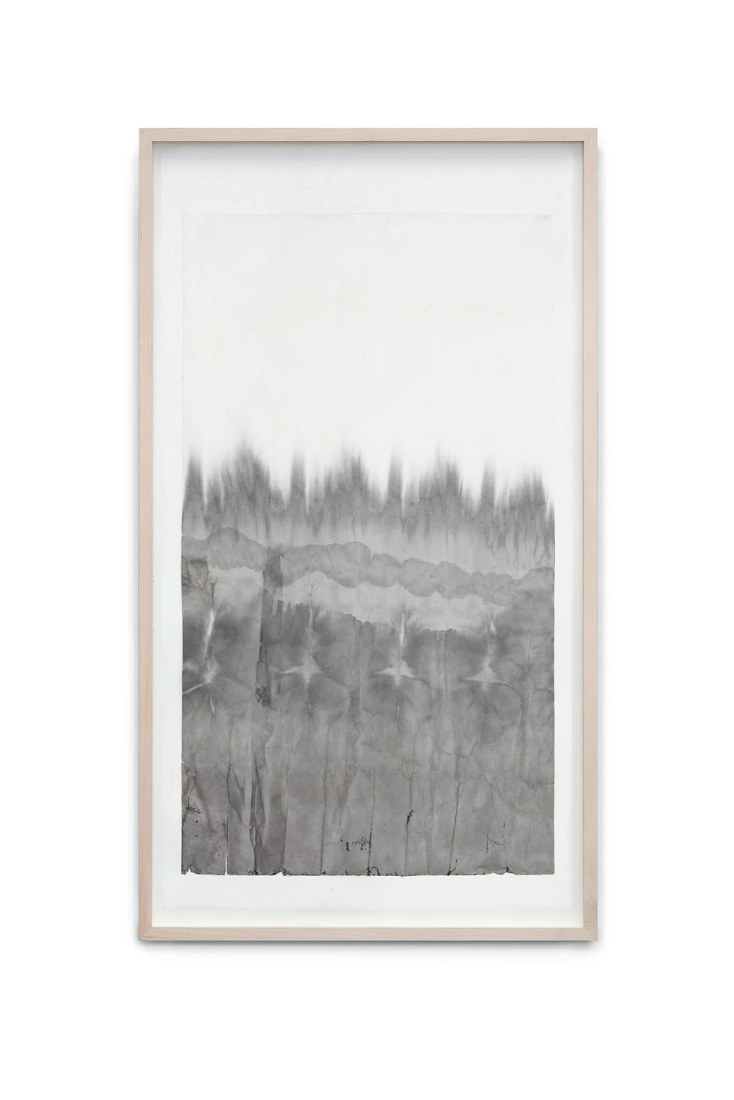 Immersion II, 2014, ink on rice paper coated on japan paper, 80x46 cm