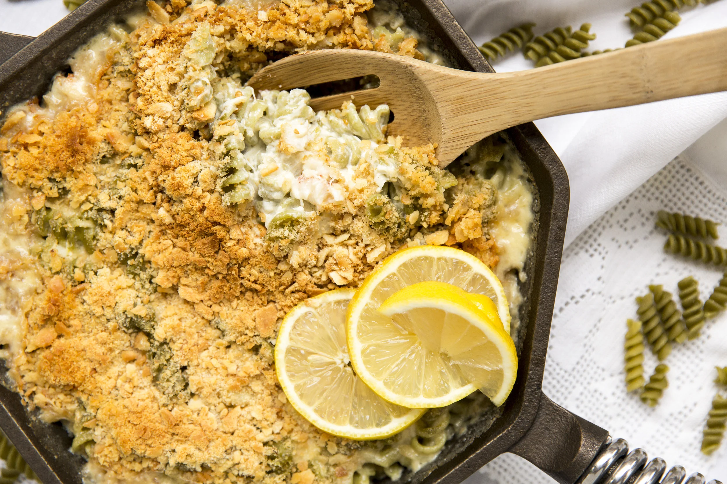 Creamy Rotini Crab Back 2