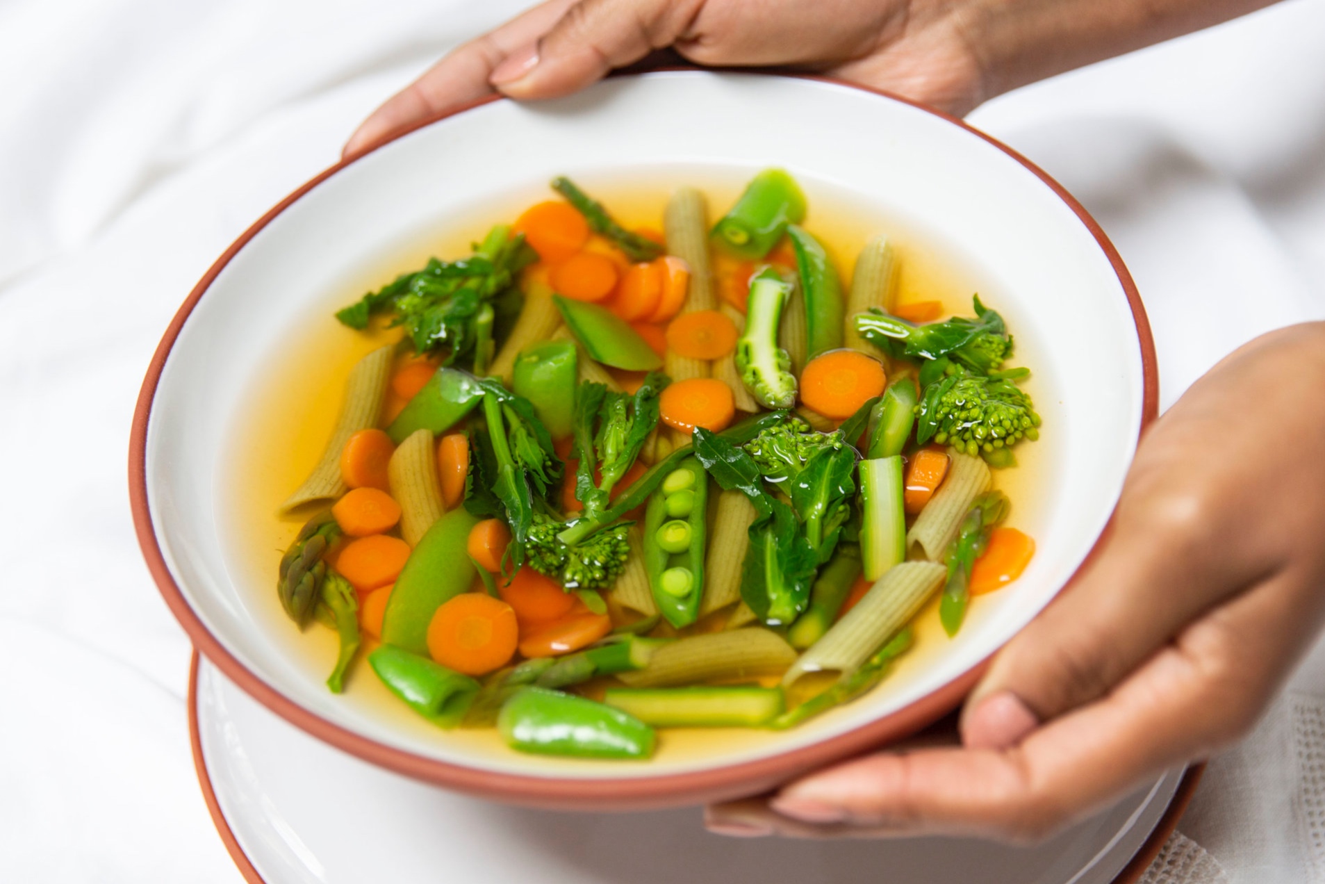 Scrappy Vegetable Stock and Noodle Soup