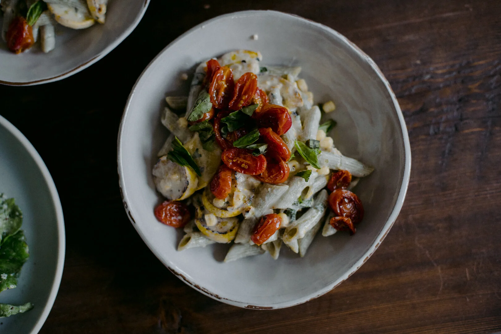 White Pesto Seaweed Pasta