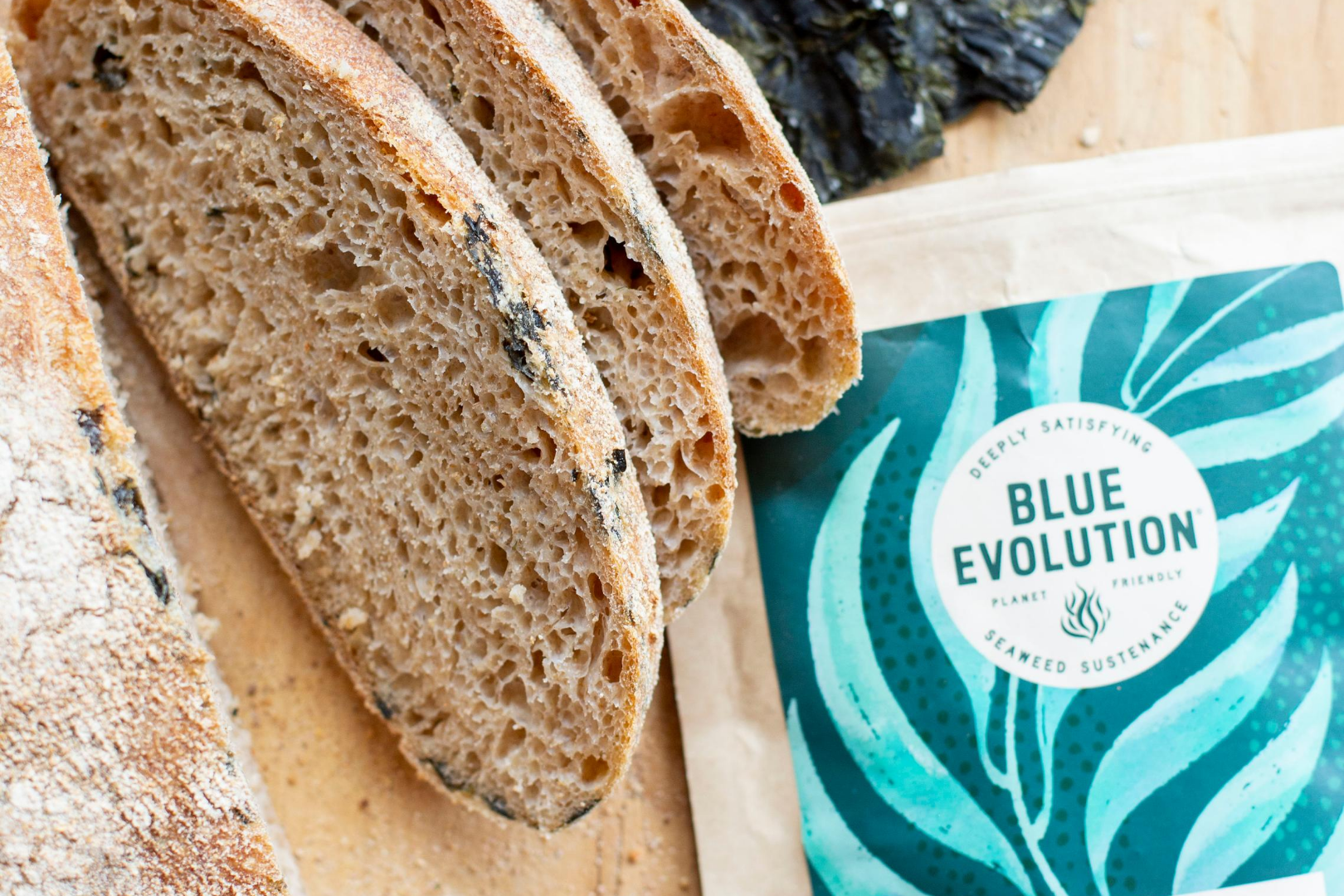 Homemade Sourdough Seaweed Bread