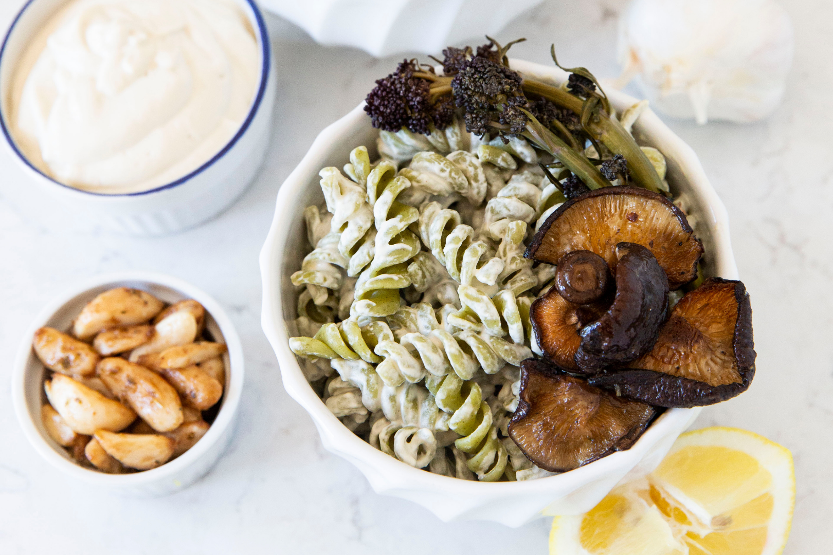 Vegan Roasted Garlic Alfredo 