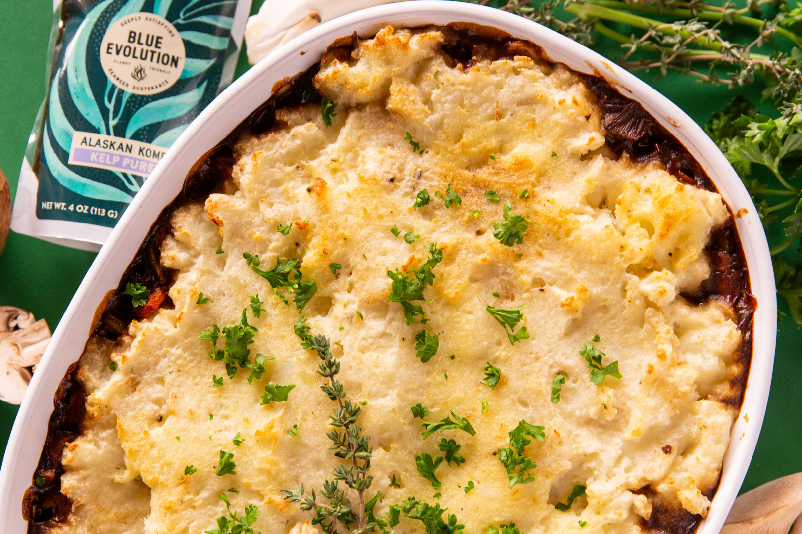 Savory Mushroom and Veggie Shepherd's Pie 