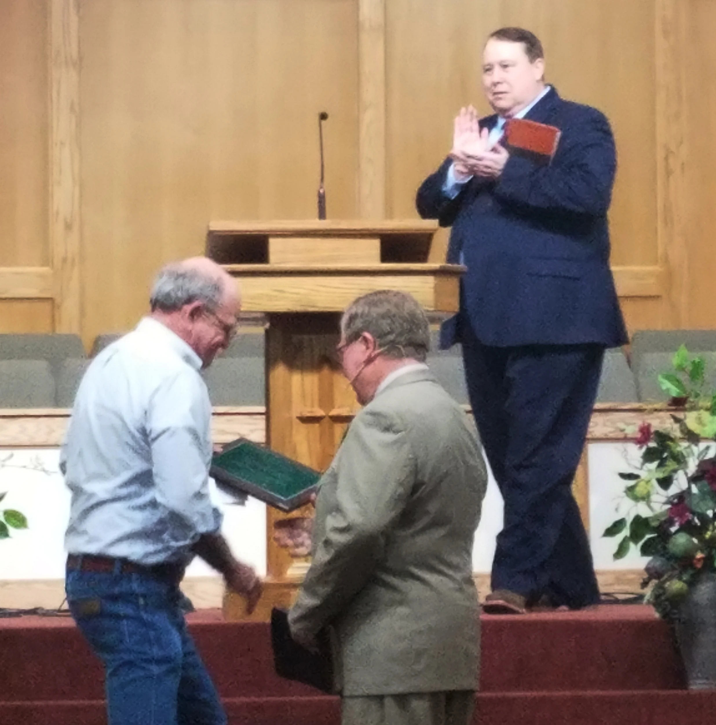 Bro. Wayne is honored as our pastor emeritus.