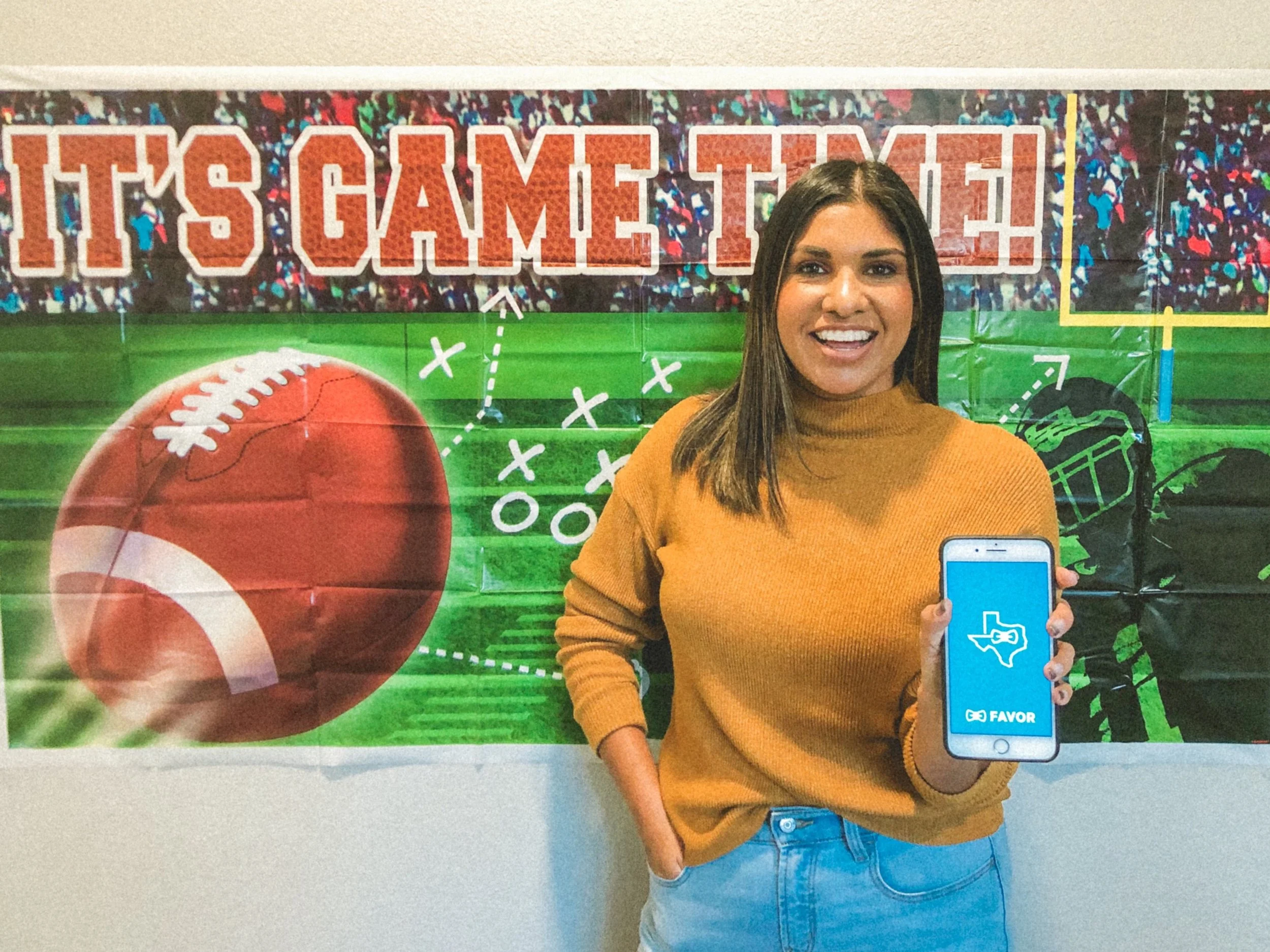 Game Day Watch Party with Favor Delivery