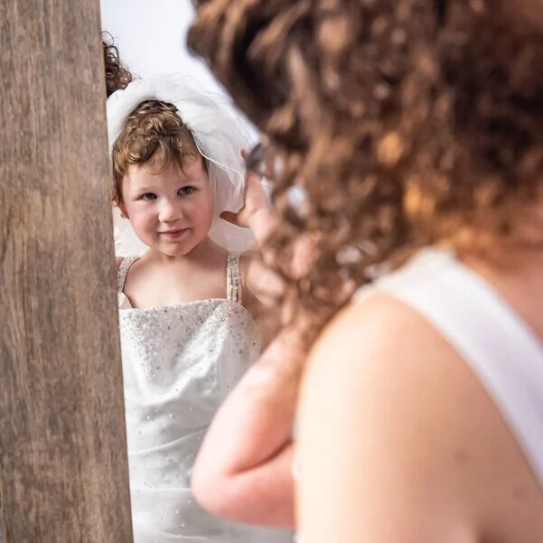 Forever Your Little Girl ~ Wedding Dress-Up, Vancouver, WA