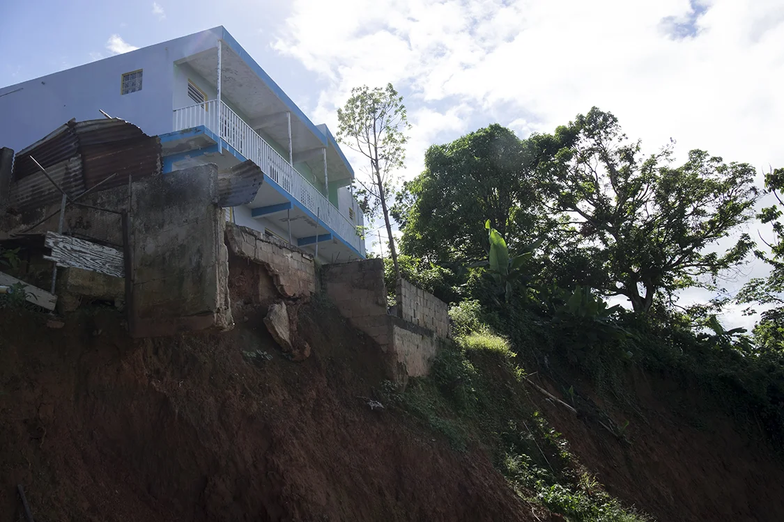 Mavel's family home, post Maria.