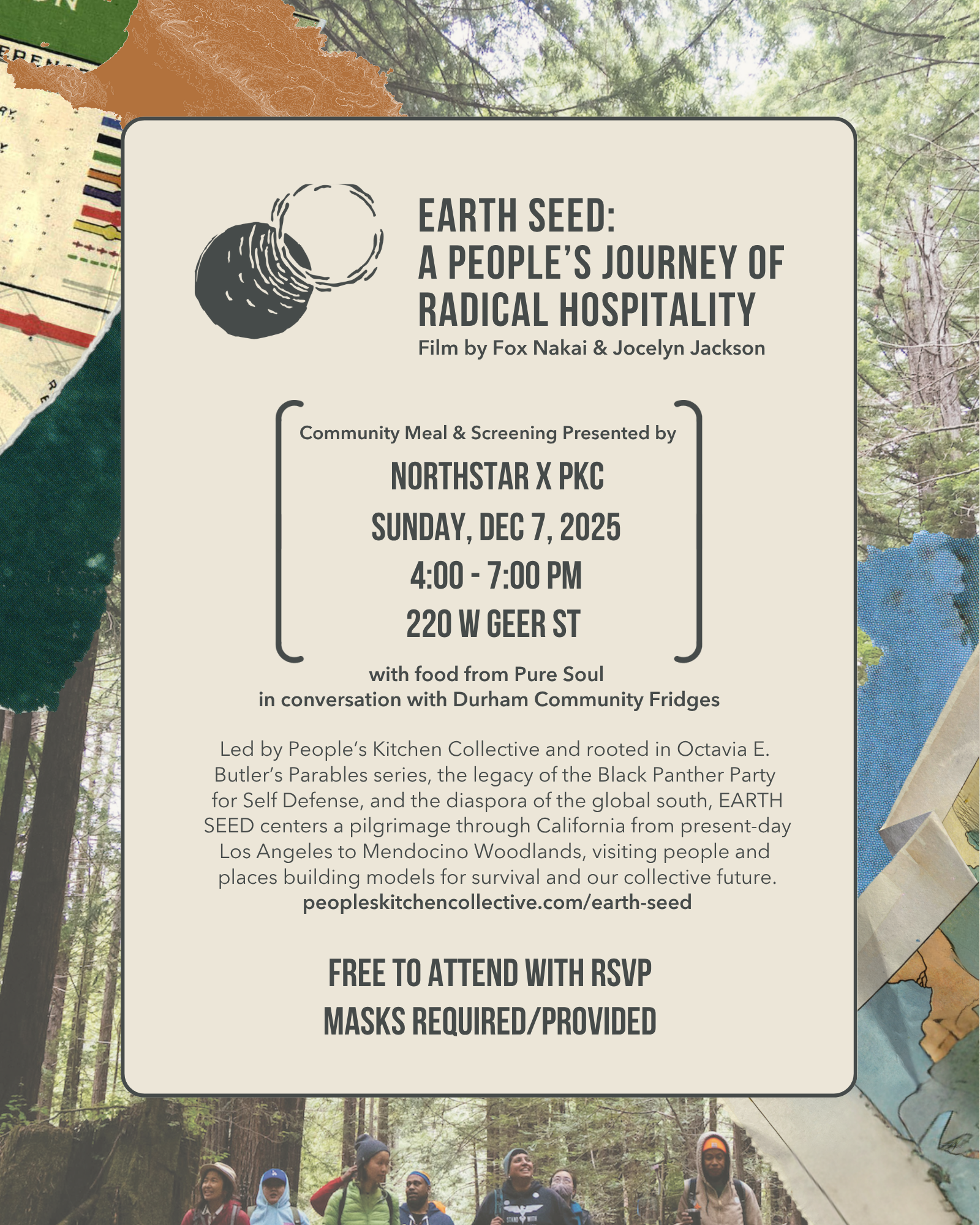 Earth Seed Screening &amp; Community Meal with People's Kitchen Collective