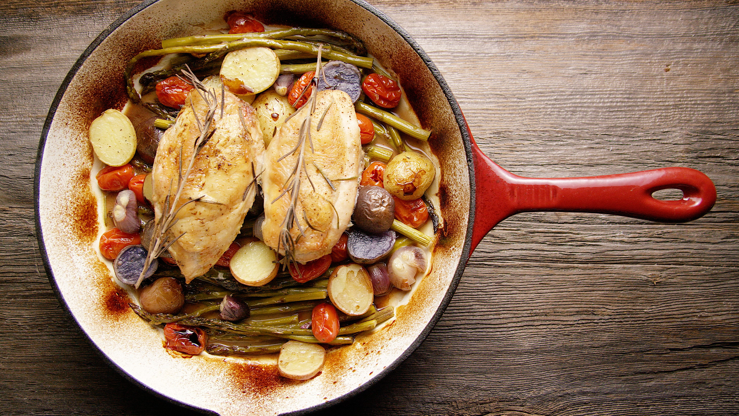 Pan Roasted Chicken Breast with Vegetables — Glen & Friends Cooking