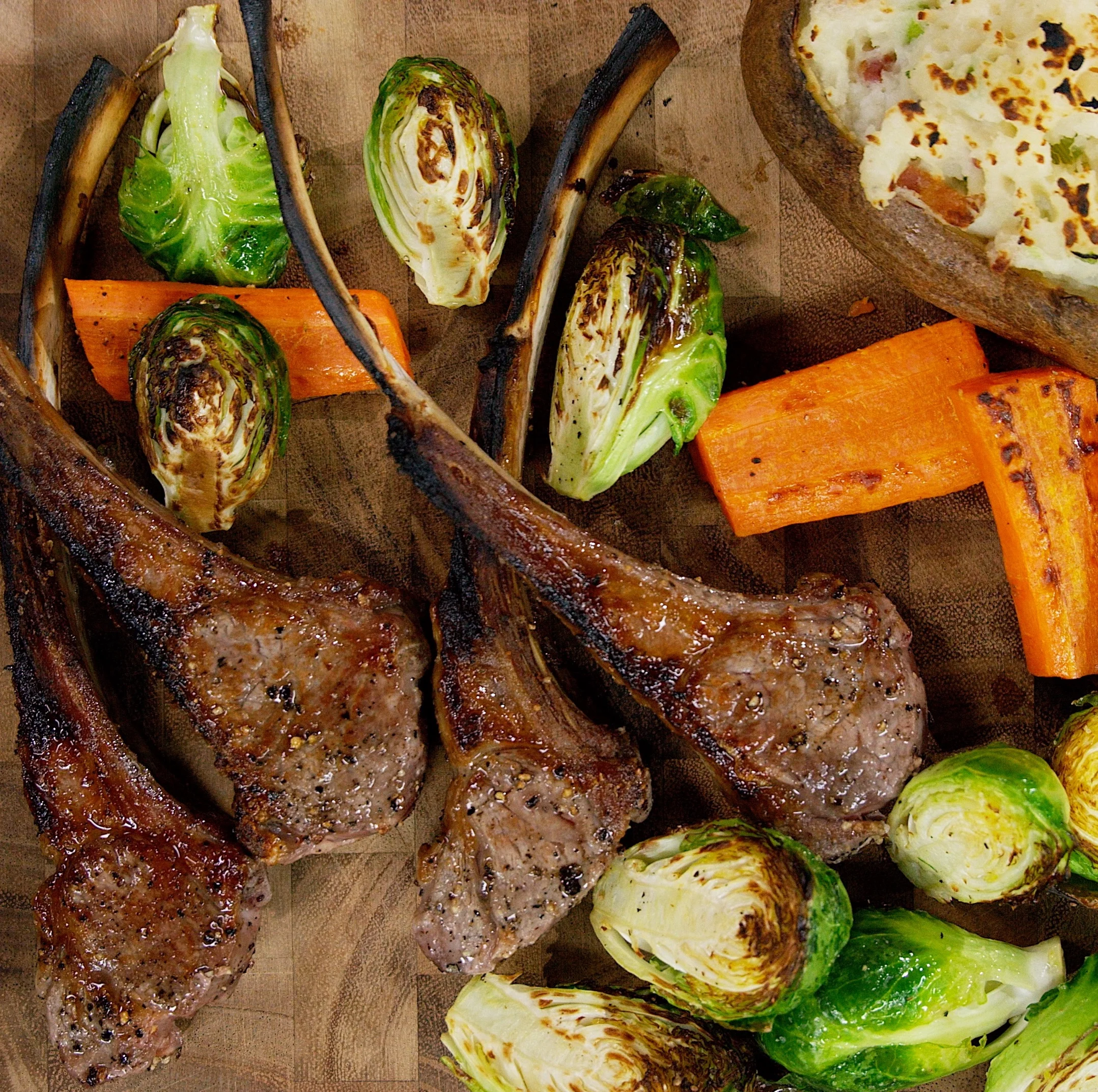 Grilled Lamb Chops on the Otto Wilde Grill Recipe — Glen & Friends Cooking