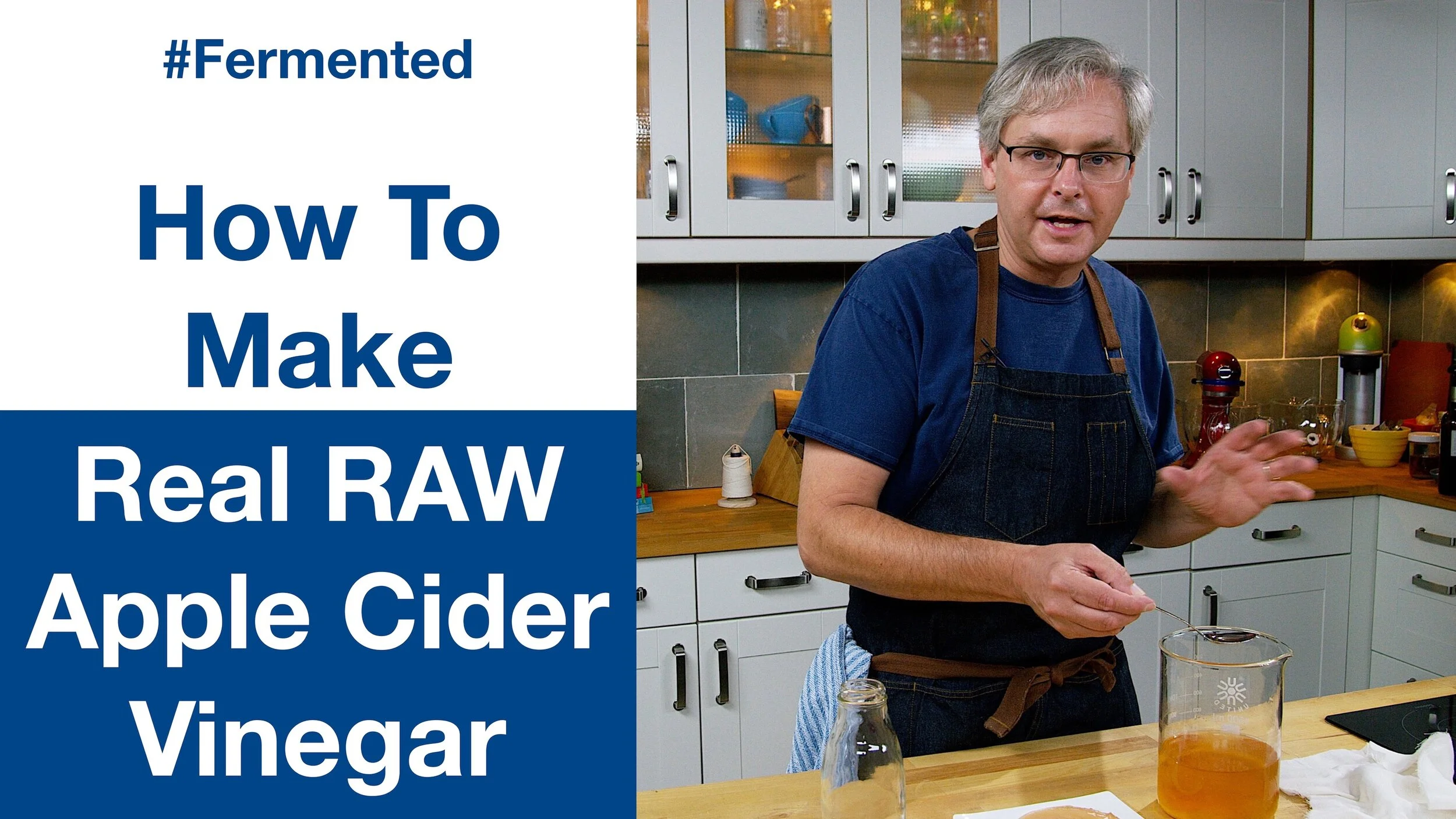 How To Make REAL Apple CIDER Vinegar — Glen & Friends Cooking