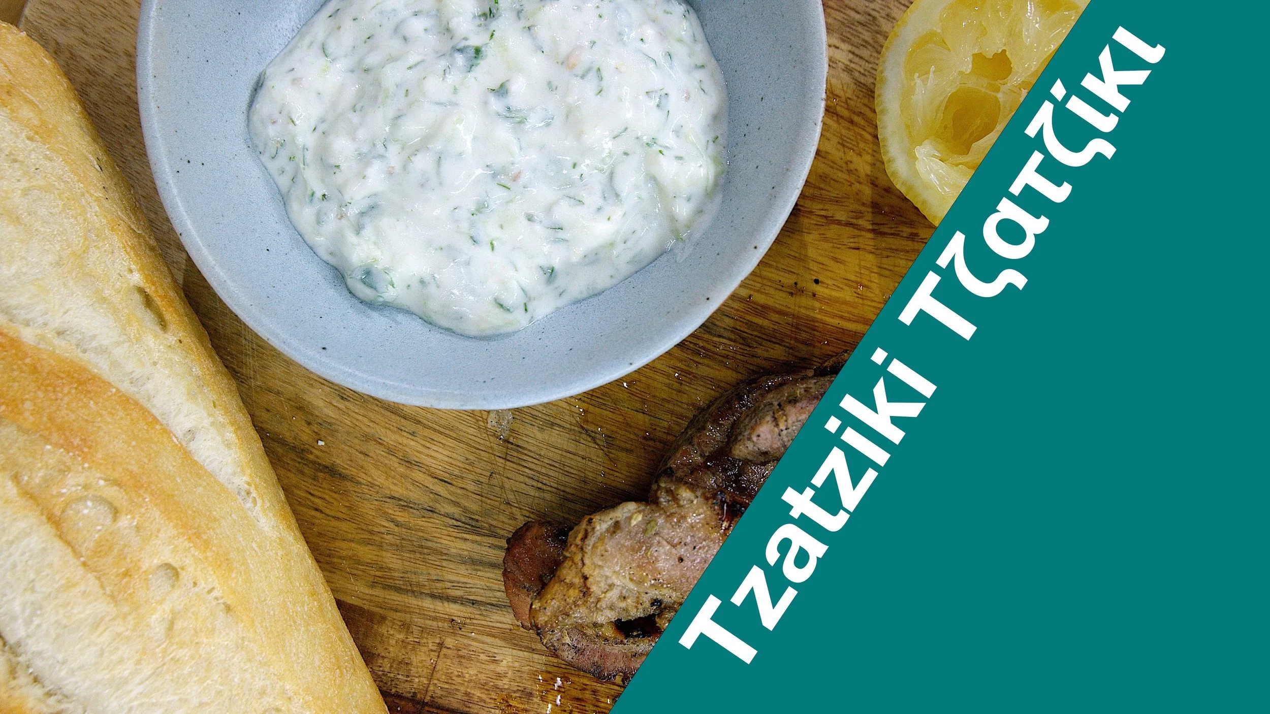 How To Make Tzatziki (Τζατζίκι ) GREEK Garlic Yogurt SAUCE — Glen