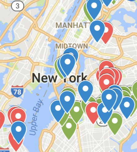 Click to view an interactive map of all NYC Reading Rescue partnerships.