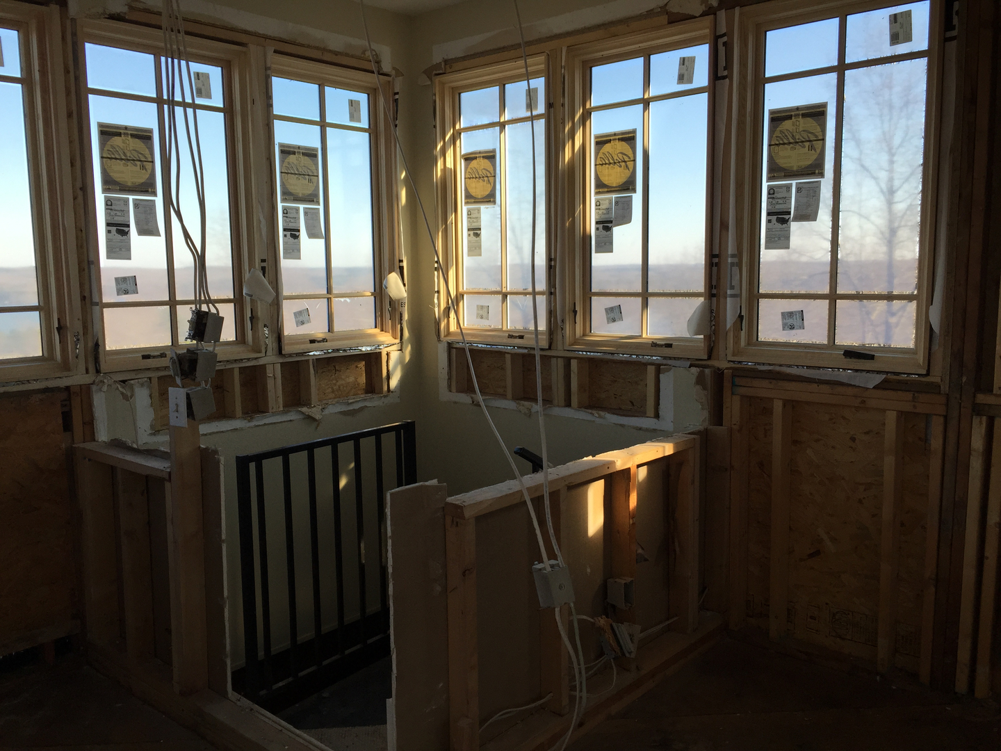 Cupola enclosed to create childrens bedroom & play area