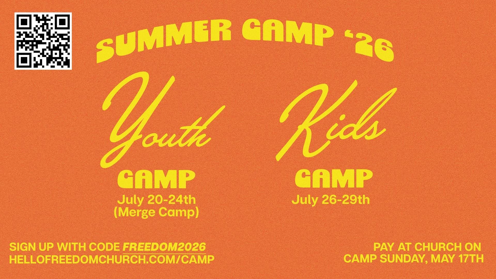 Student Camps!
