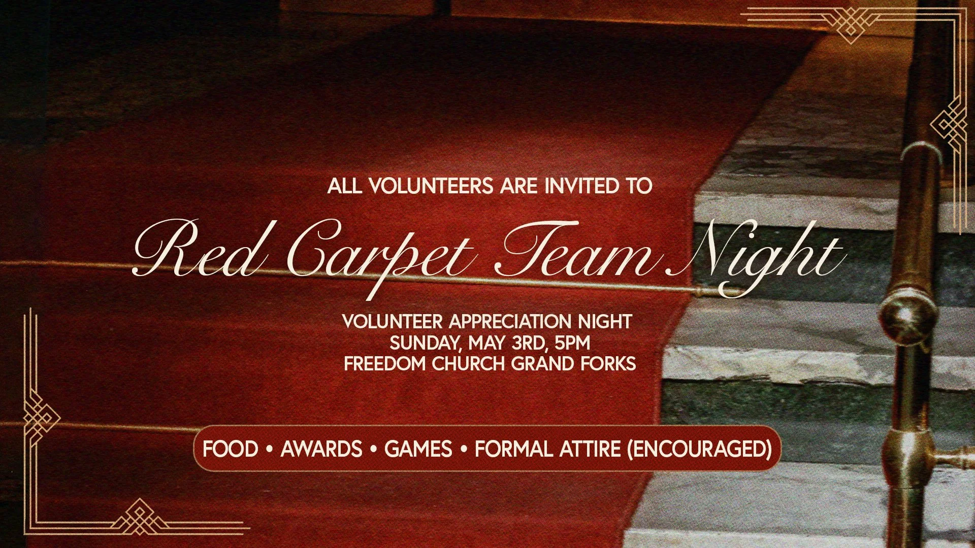 Team Night • Volunteer Appreciation Night