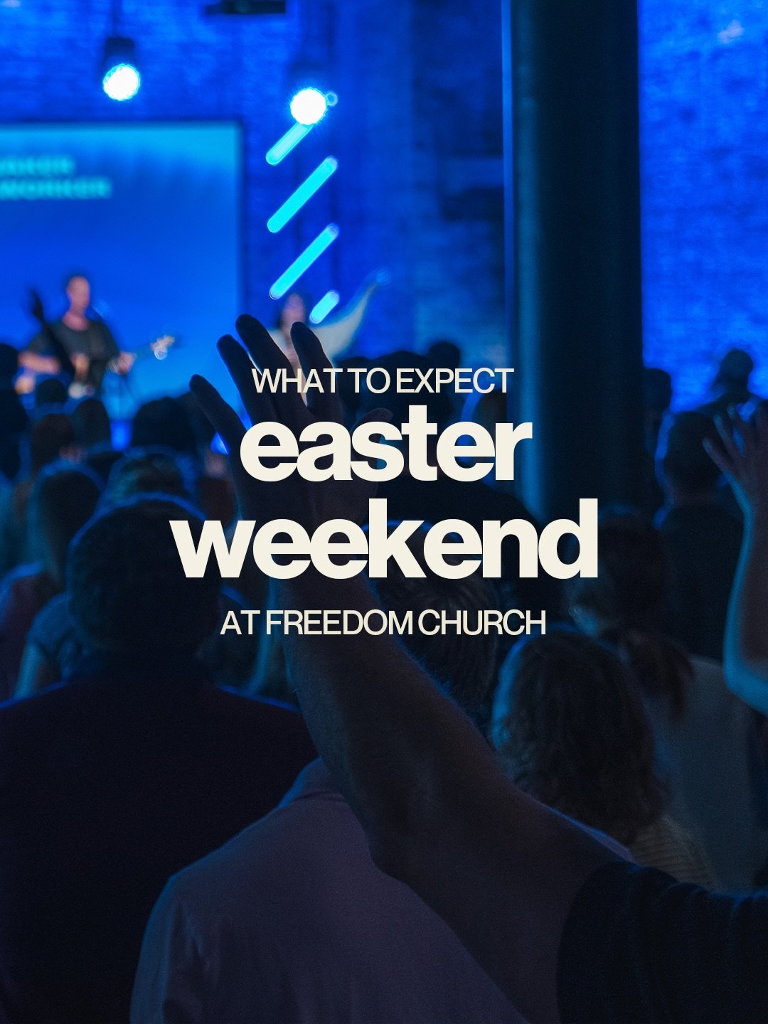 Easter is here! ☀️ You&rsquo;re invited to celebrate with Freedom Church at our Good Friday and Easter Sunday services at both locations! We&rsquo;ve saved a seat just for you! Bring your family and friends and experience the joy of Easter together! 