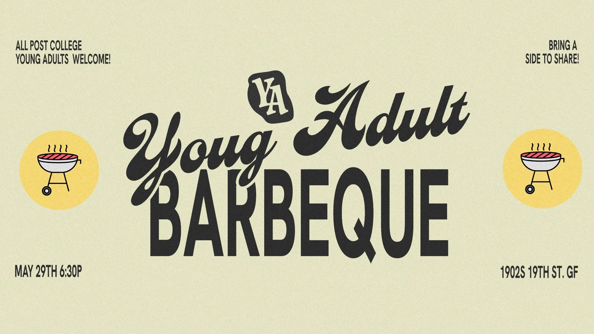 Young Adults Barbecue 