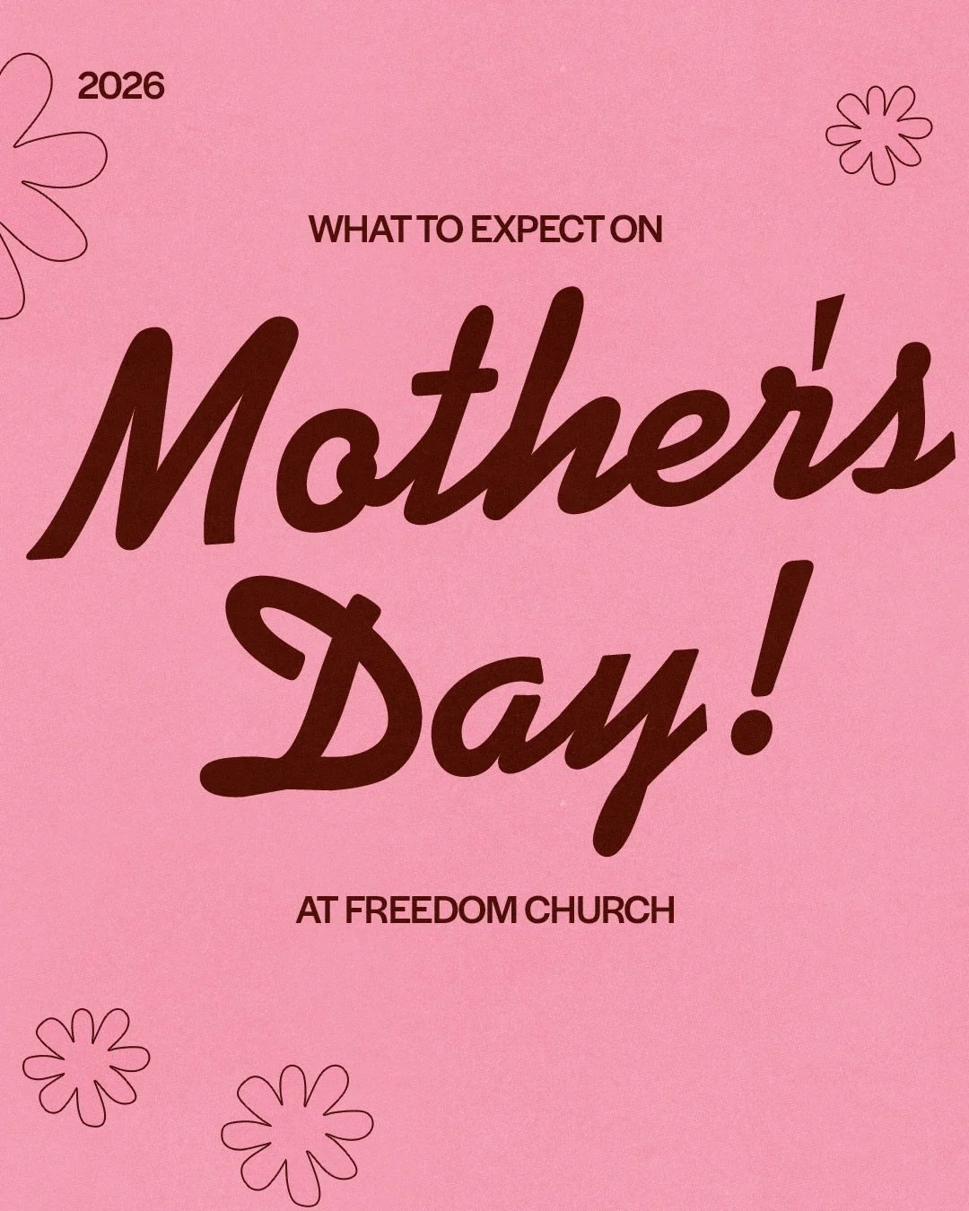 You&rsquo;re invited to Mother&rsquo;s Day at Freedom Church! 💐
It&rsquo;s going to be an amazing morning as we celebrate all the women in our lives! Here&rsquo;s just a glimpse of what you can expect! We can&rsquo;t wait to see you on Sunday!
Grand