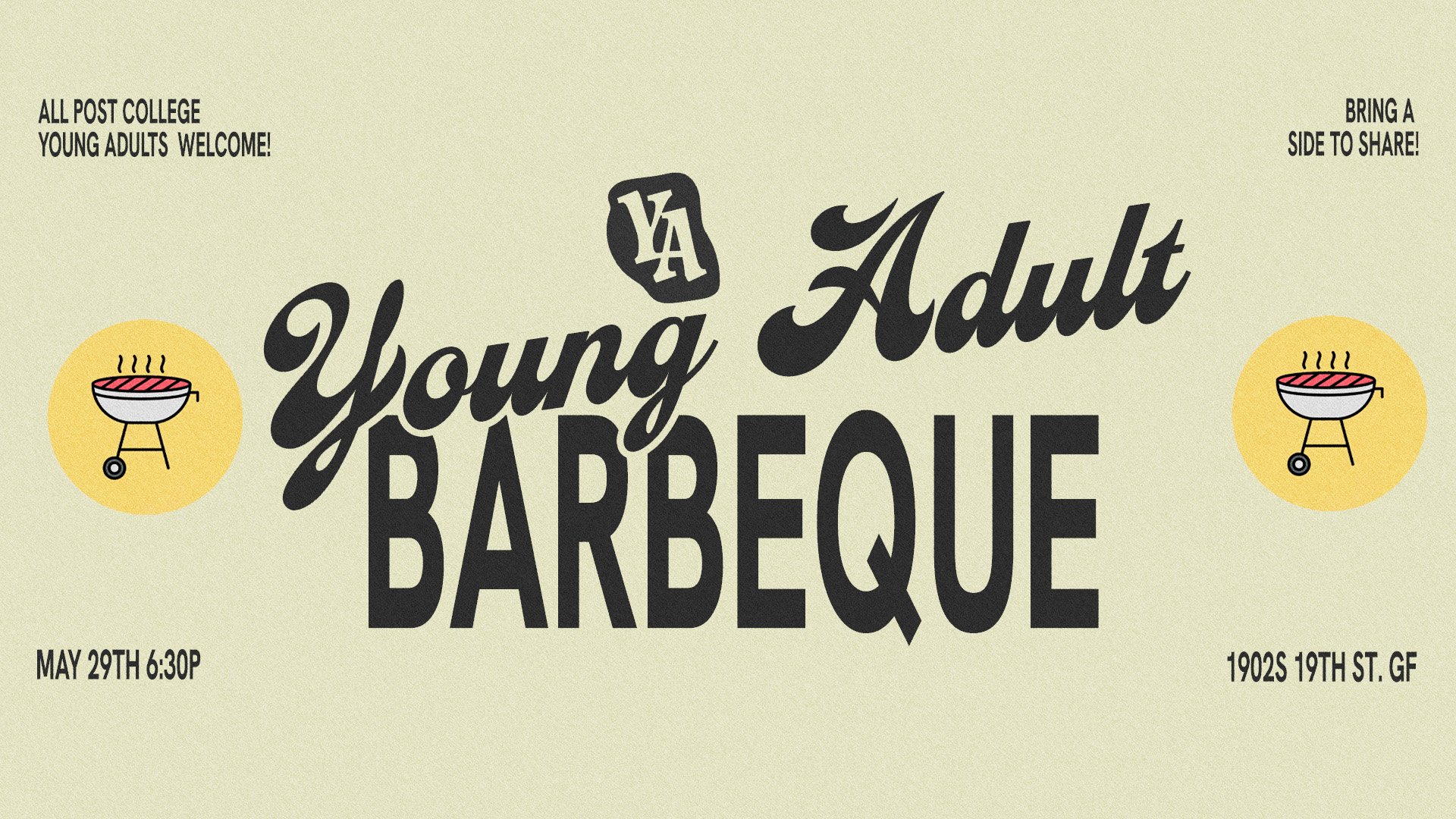 Young Adults Barbecue 