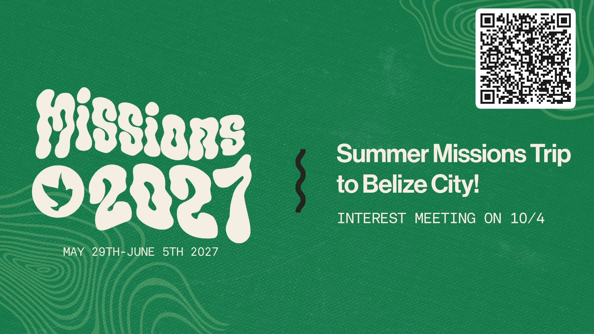 Belieze Missions Trip Interest Meeting