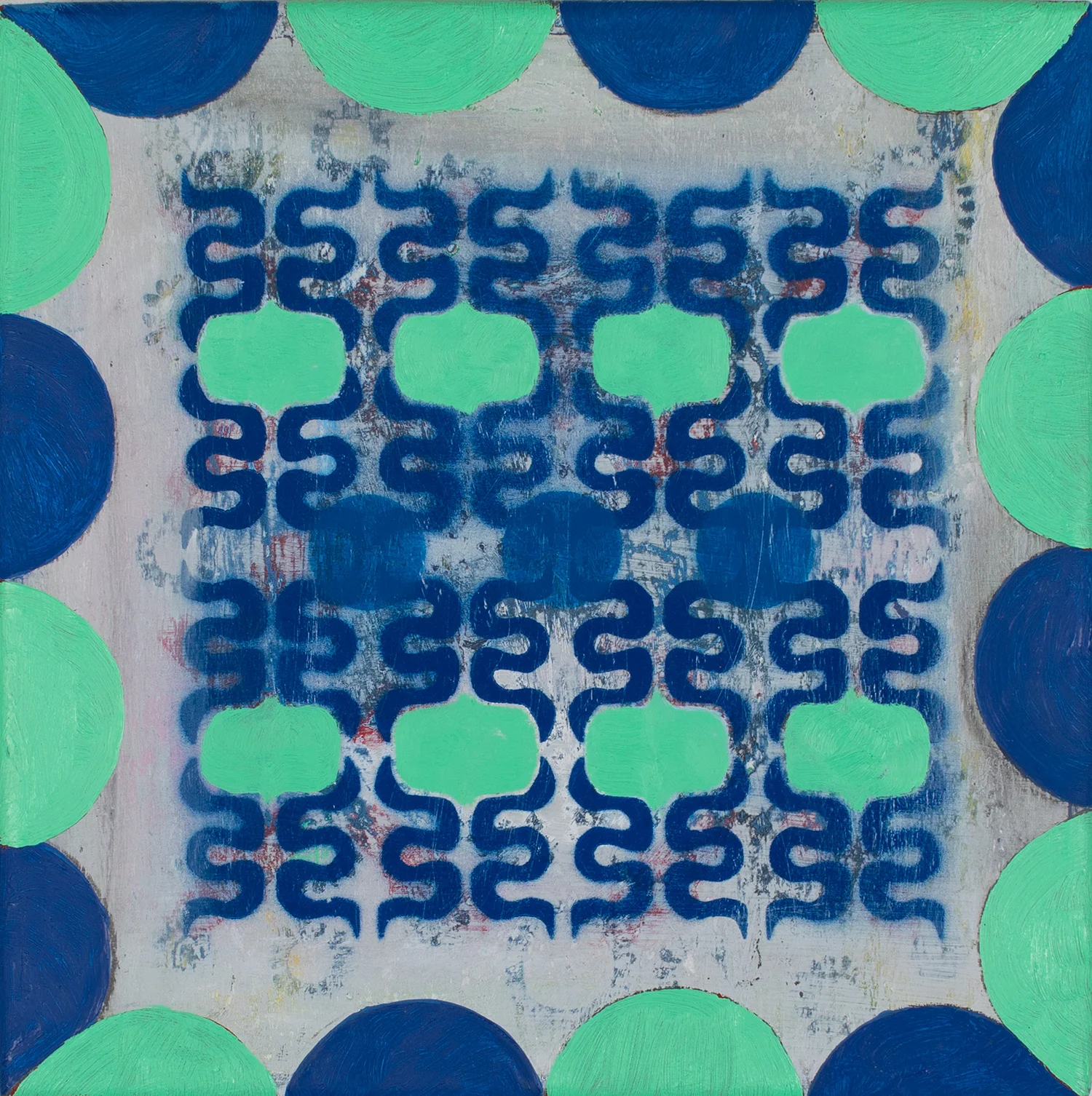 #2825 12" x 12" Oil/Steel, 2018