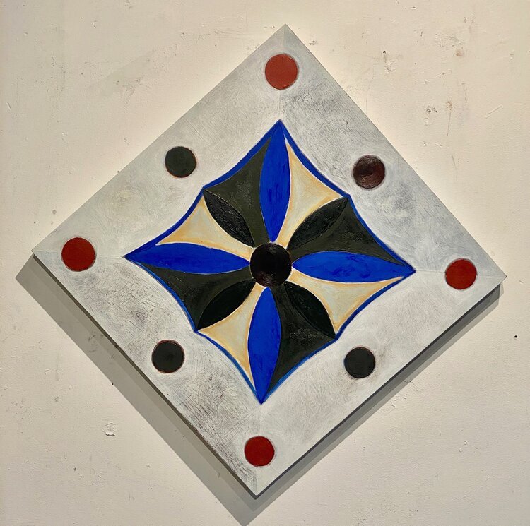 2923 20" x 20" Oil/Panel, 2020