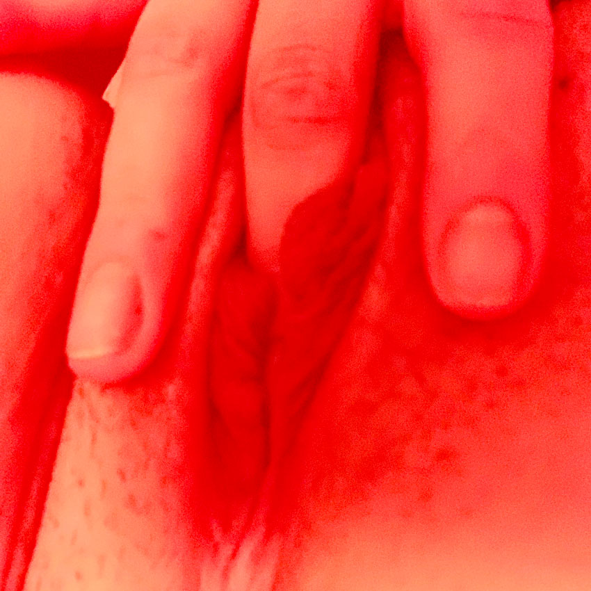 Arty Red Pussy Touch