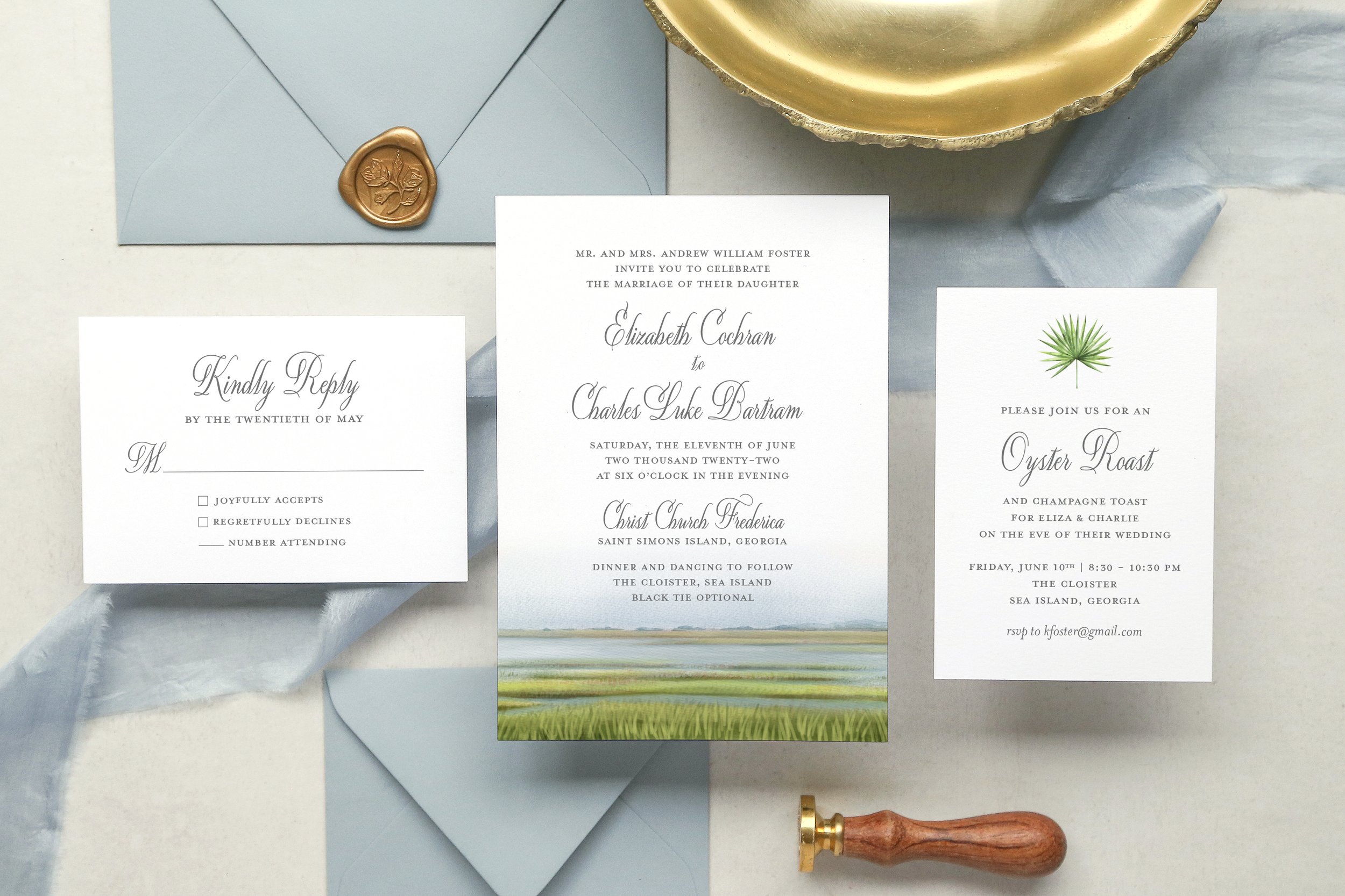 Marsh Wedding Invitation Suite