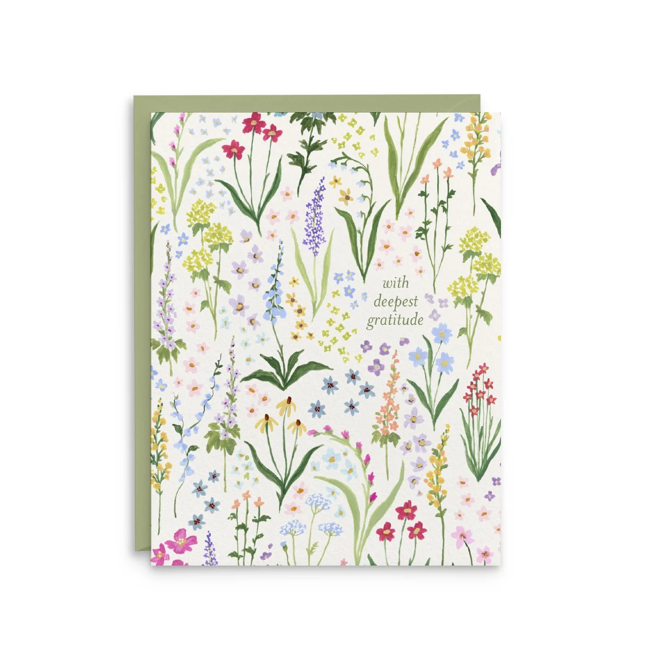 Wildflower Morning Thank You Card