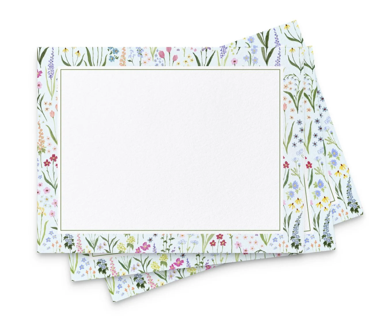 Flat Notecard Stationery Set