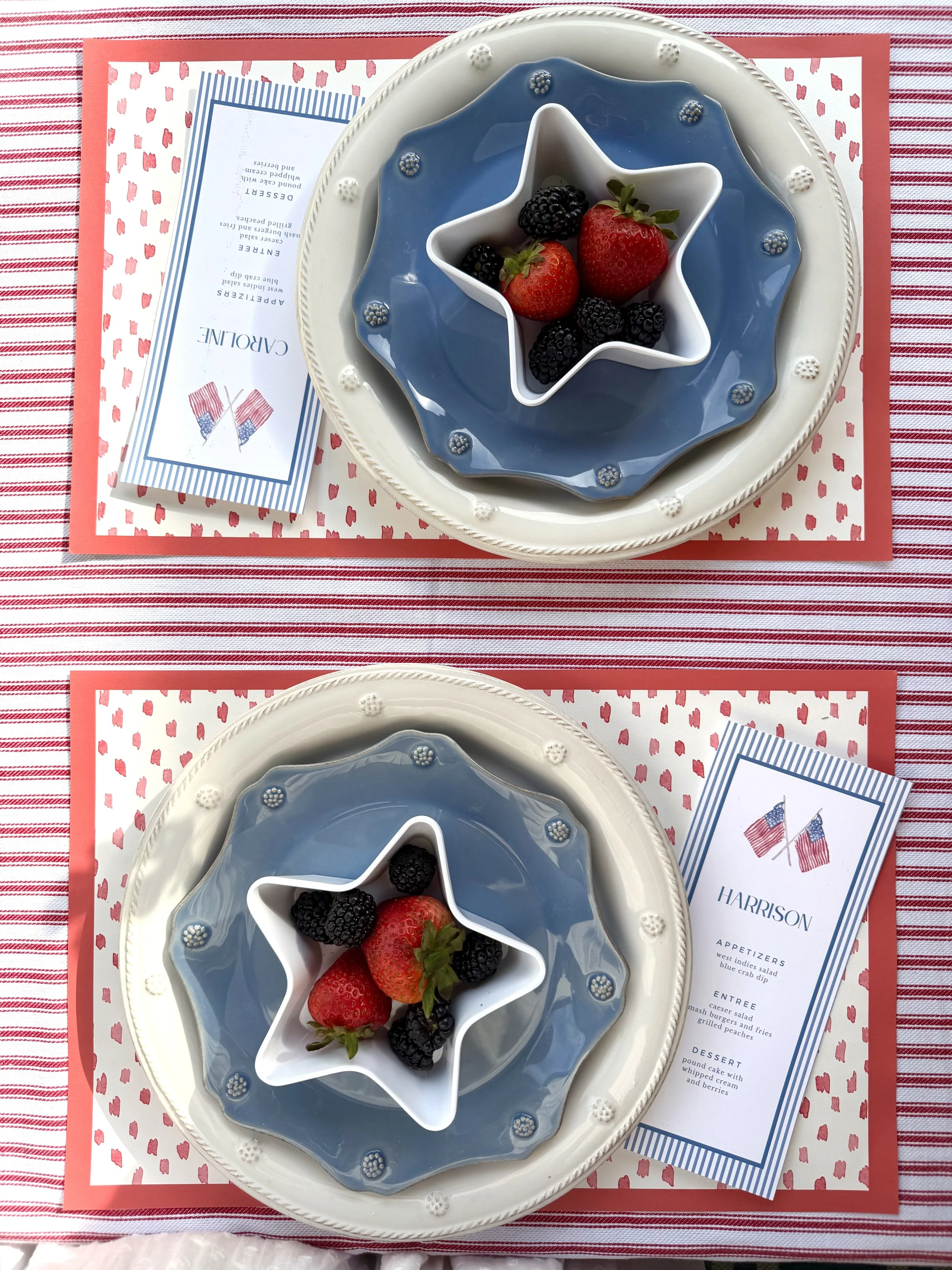 July 4th Red Table