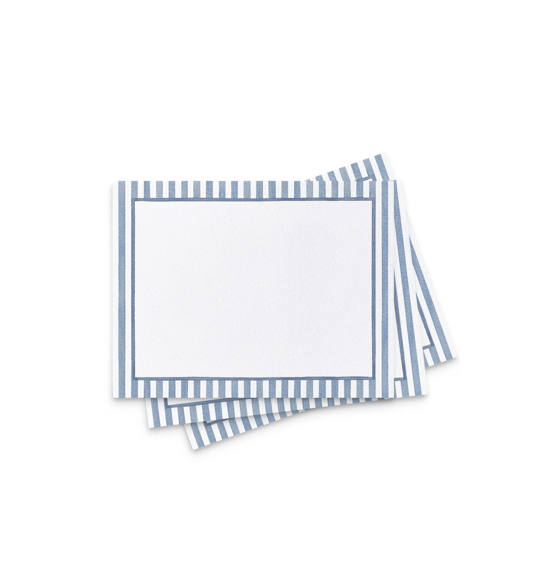 Blue Stripe Notecards