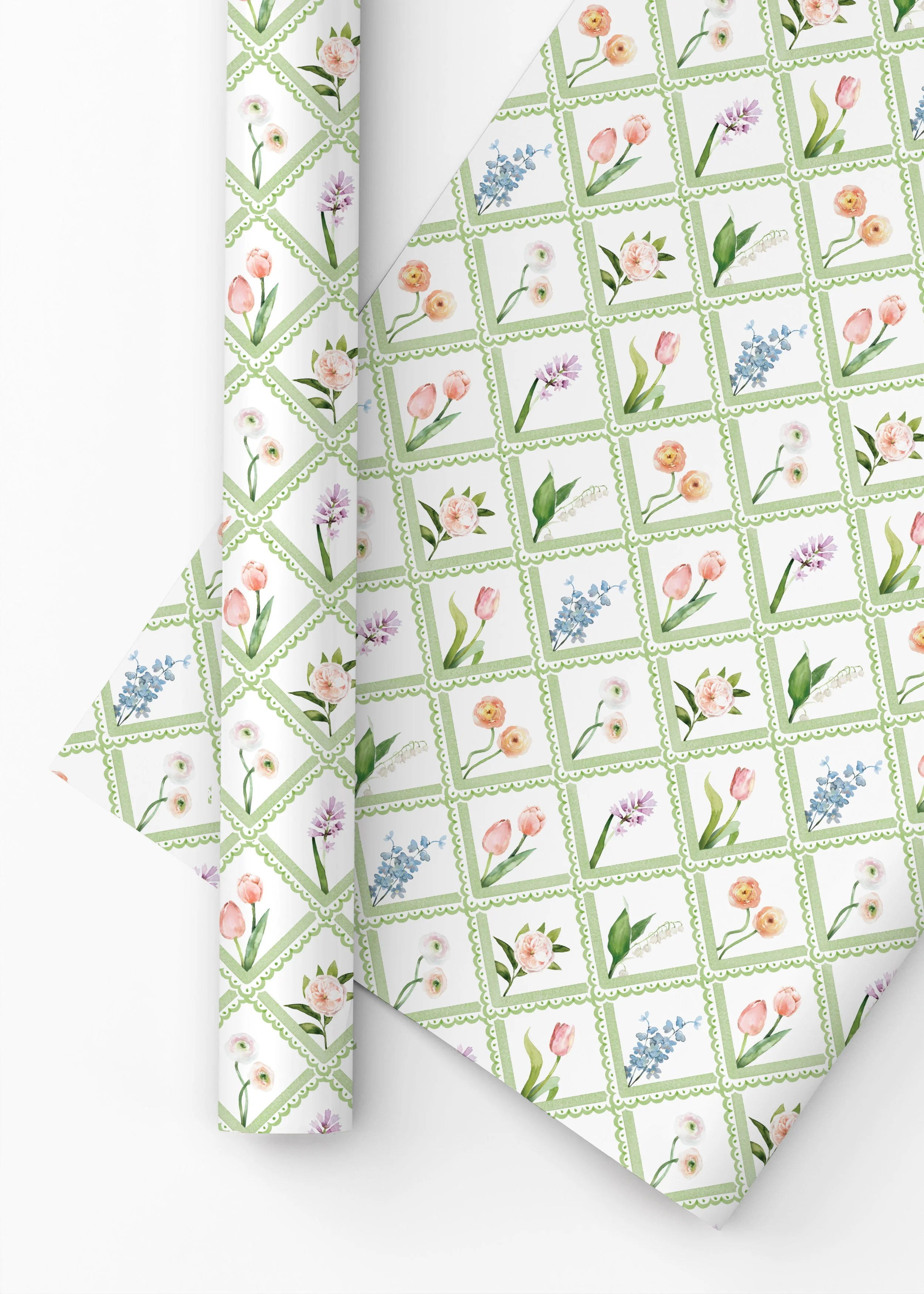 Spring Trellis Gift Wrap Sheets