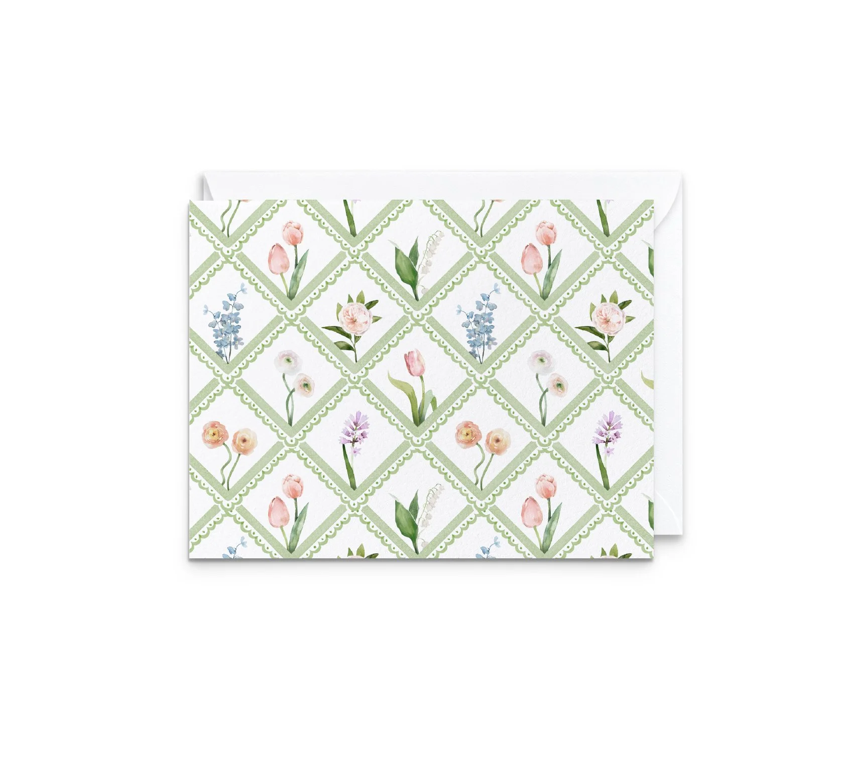 Spring Trellis Stationery Set