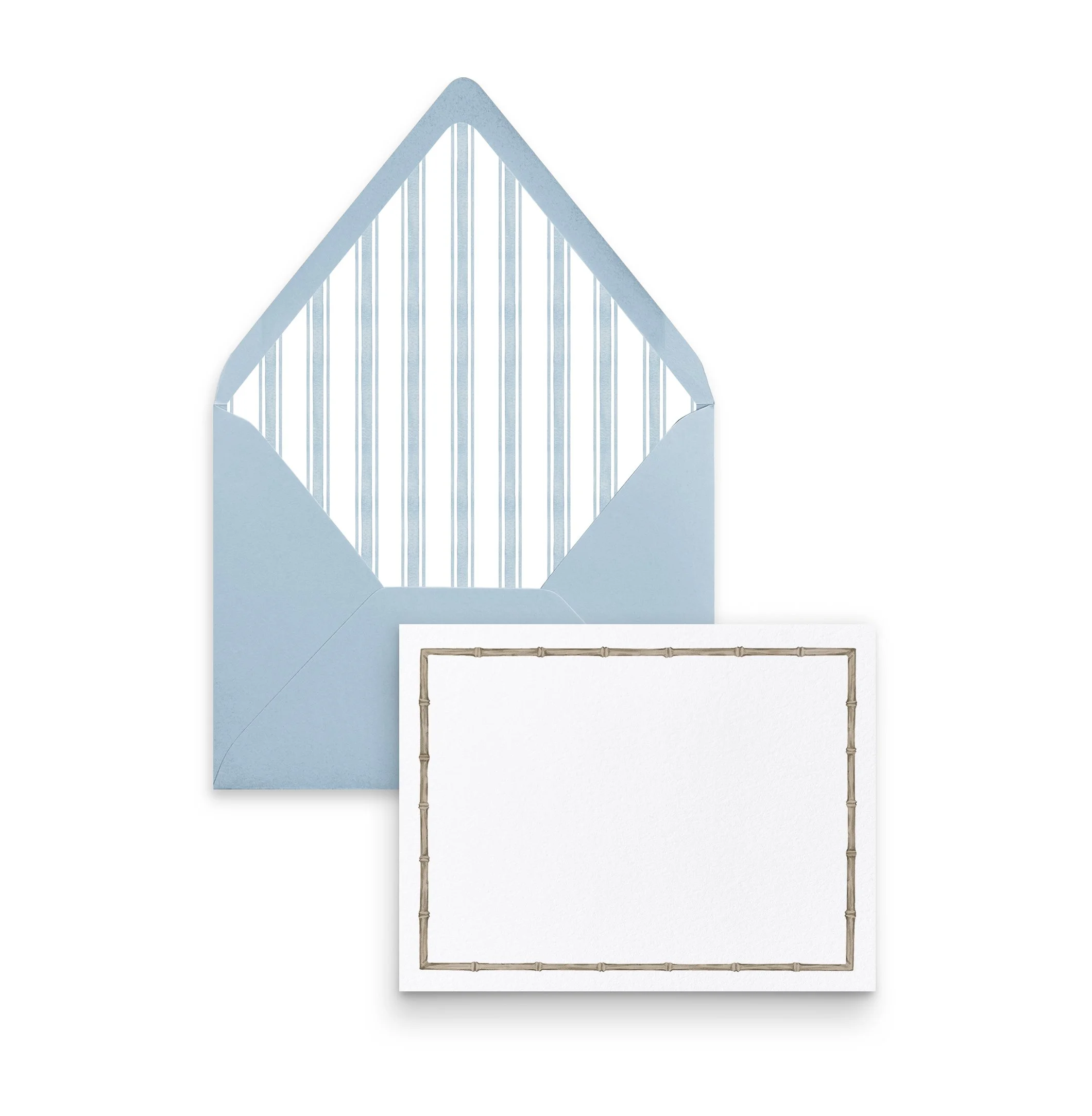 Bamboo Stripe Luxe Stationery Set