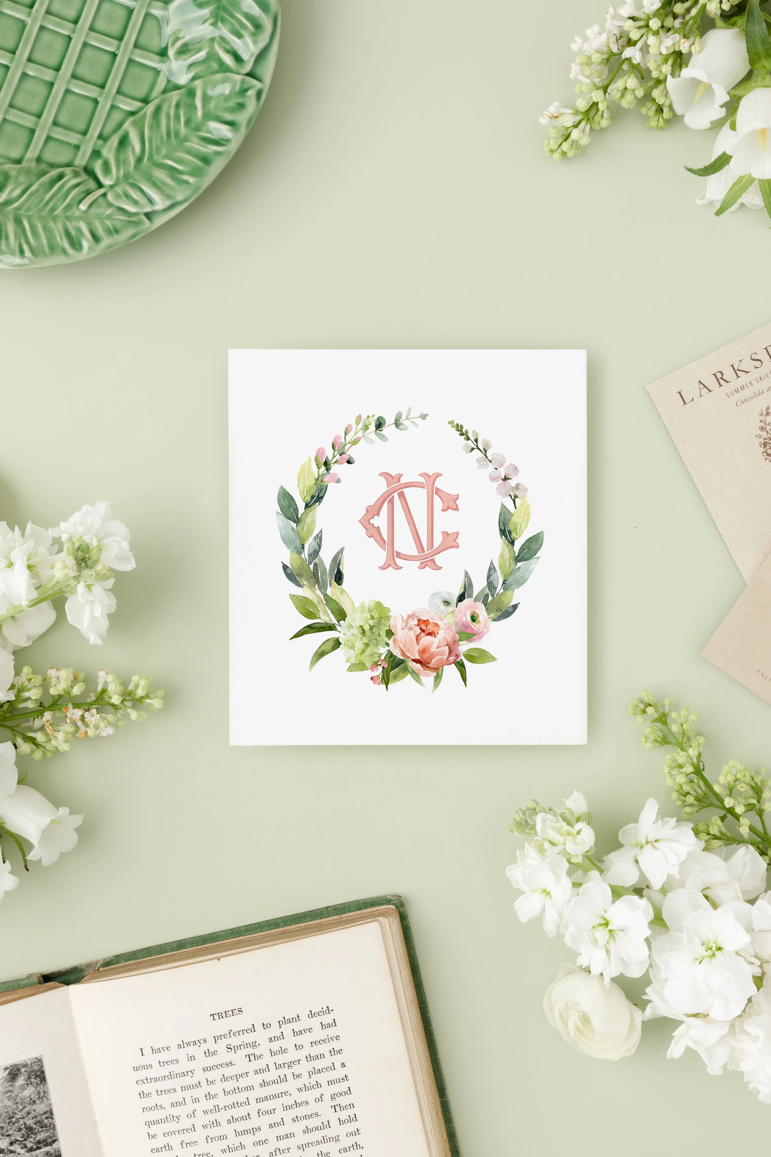 Spring Floral Crest_Peach_EllenDavisCreative.jpg