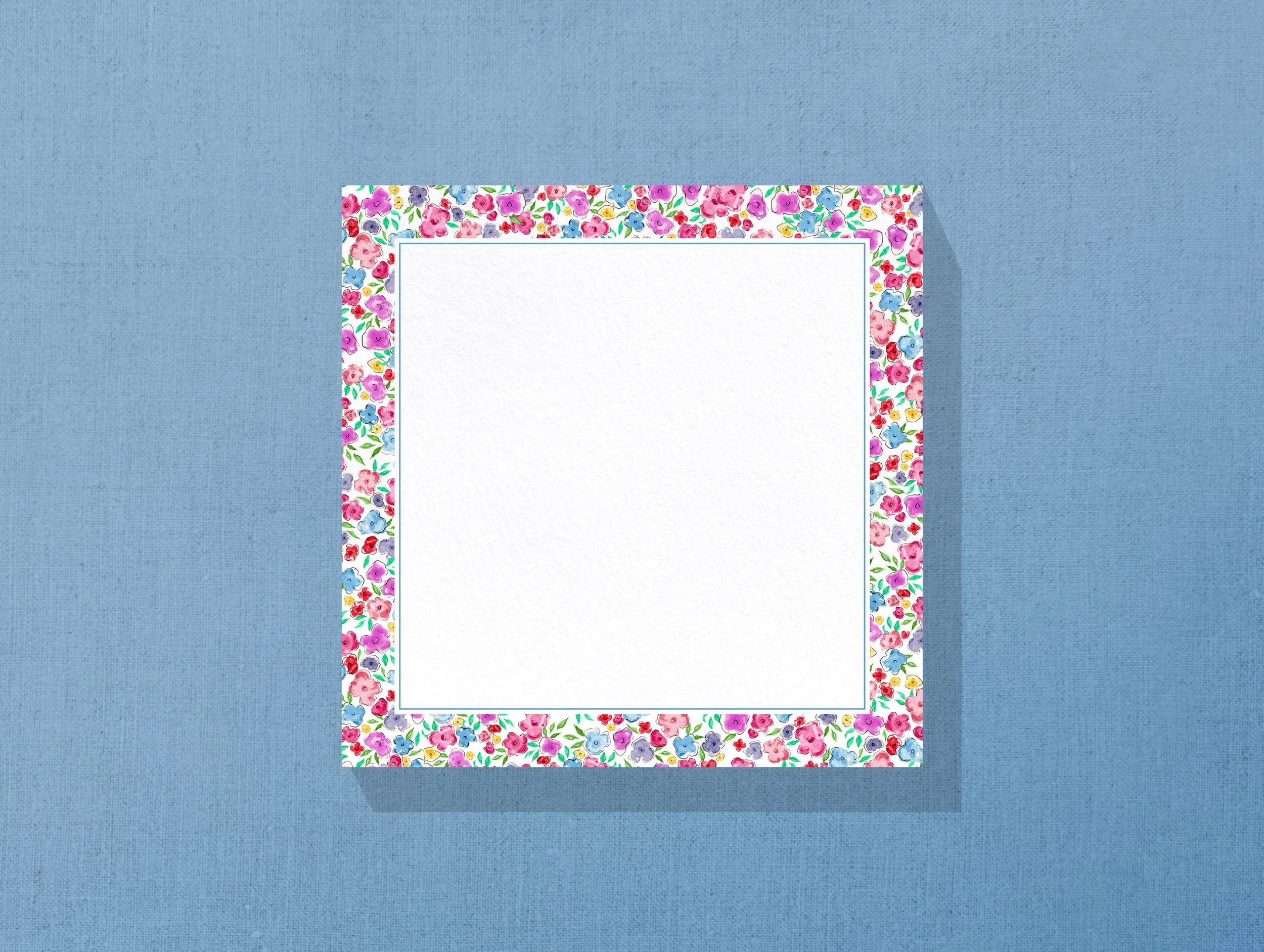 Painted Posies Slab Notepad