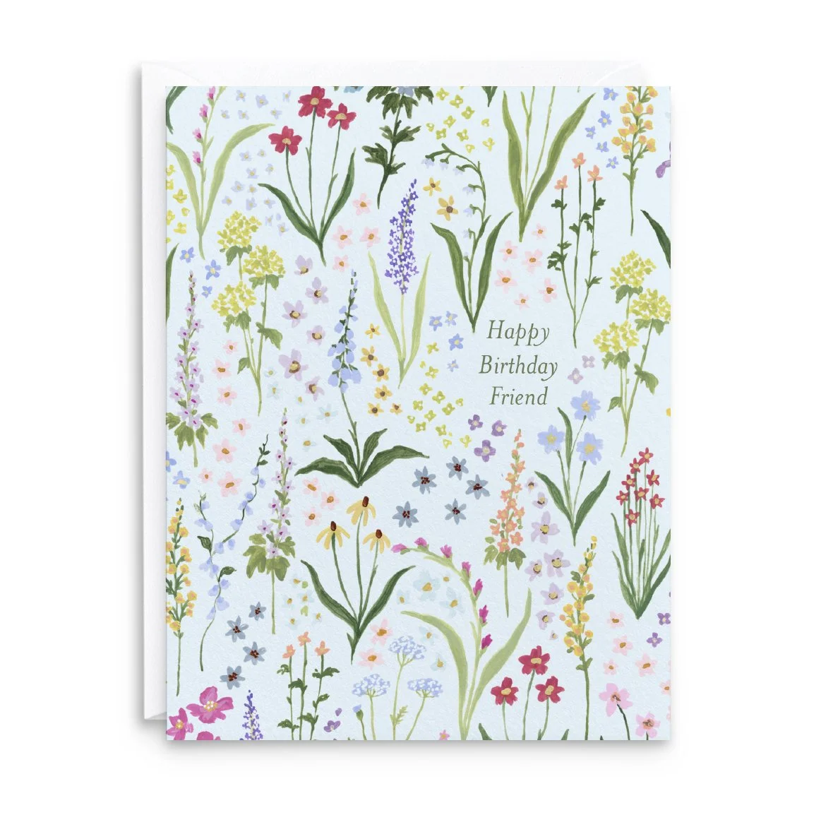 Wildflower Morning Birthday Greeting Card