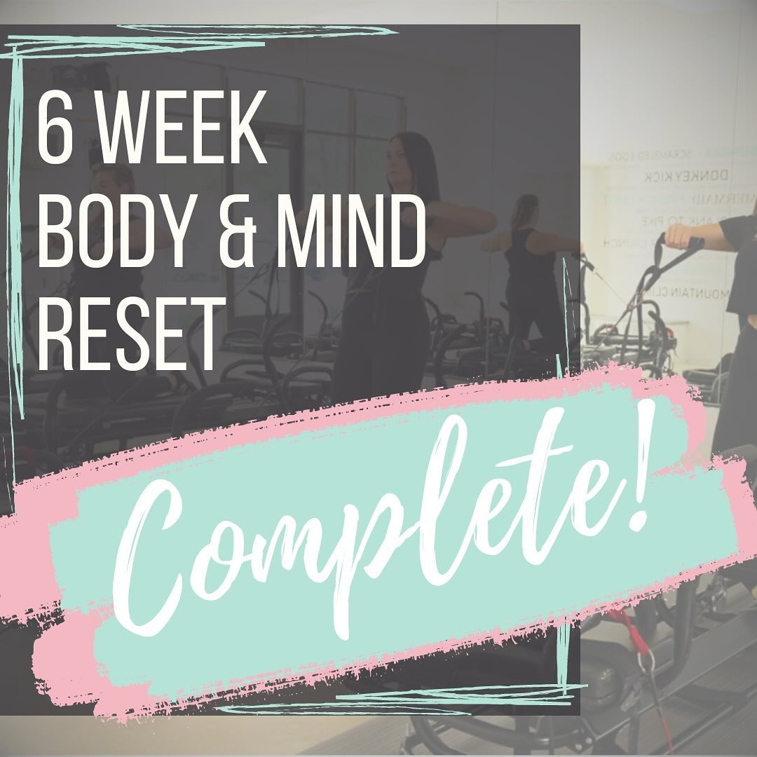 📣📣📣Officially COMPLETE! Congrats to everyone that participated in the 6 week Body &amp; Mind Challenge! Make your way to @nutrishopnorthshore for your final Inbody Assessment by Friday and winners will be announced Monday 📣📣📣 #bodymindresetchal