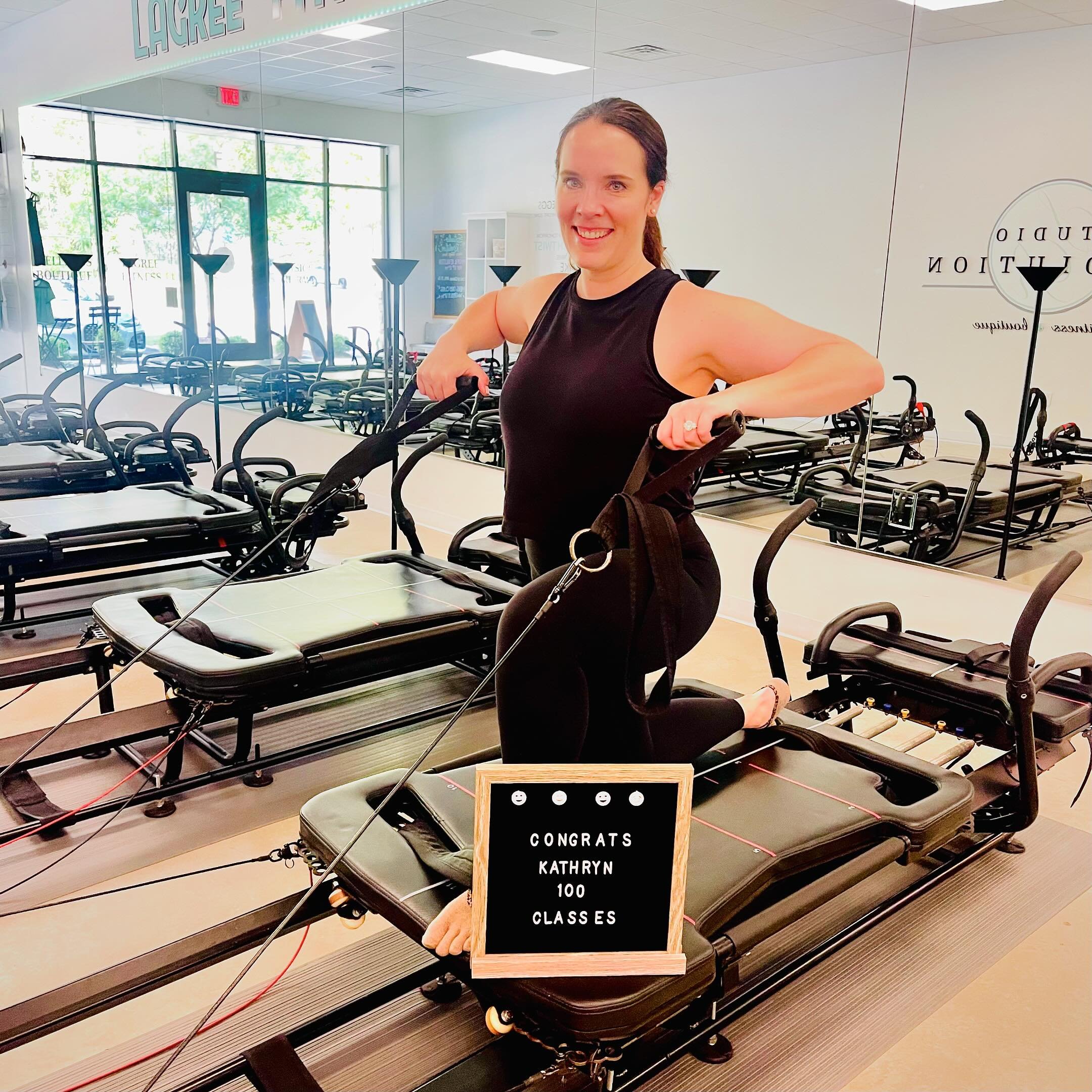 Join us in celebrating Kathryn as she becomes the newest member of the Mega 100 Class Club!! This gorgeous gal is as sweet as she is strong. Kathryn approaches her workouts with focus and poise, always determined to take advantage of every moment she