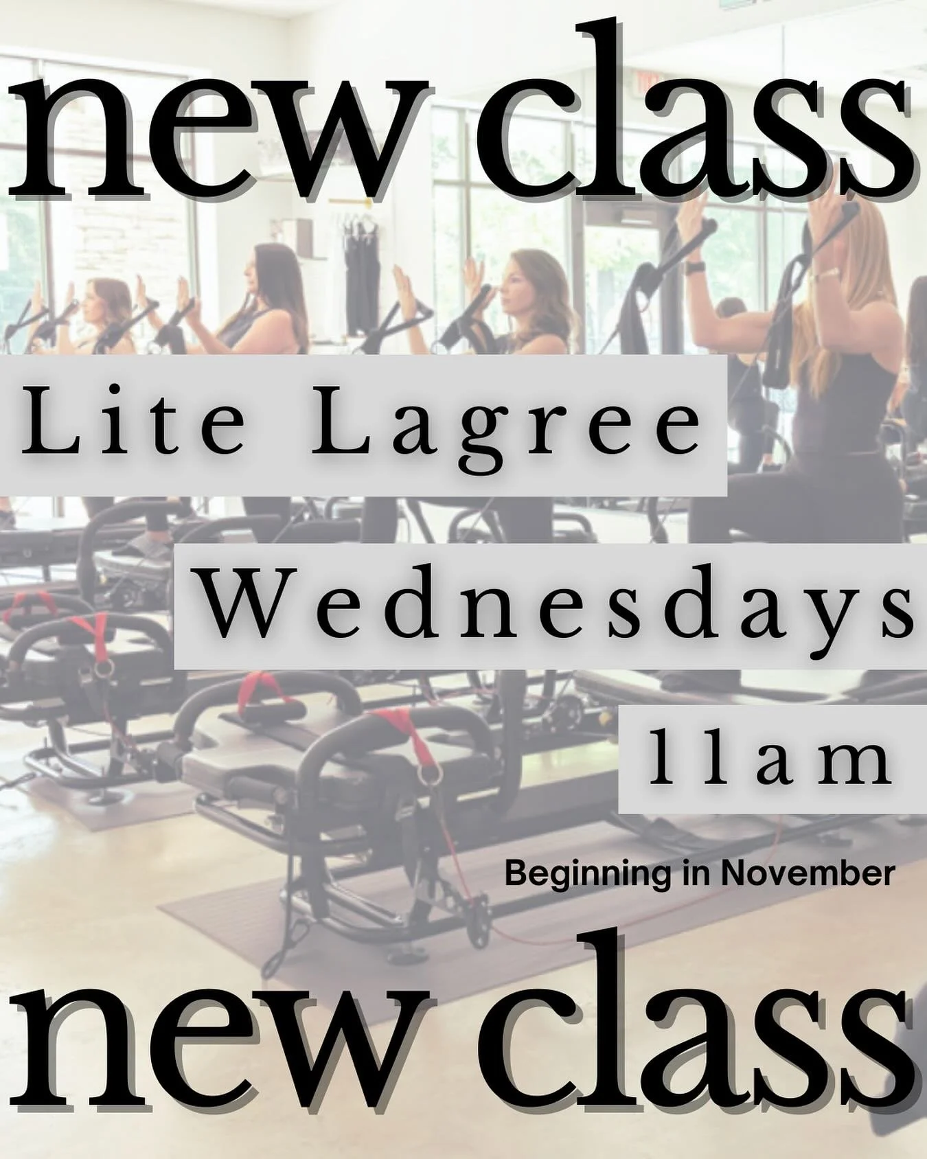 📣NEW CLASS ALERT📣 Hitting the schedule next week - ✨Lite Lagree on Wednesdays at 11am!✨Available for booking now so snag your midweek mega! #newclassalert #litelagree #midweekmega #revitup #lagreemoves #perfectyourform #studiorevolution #studiorevl