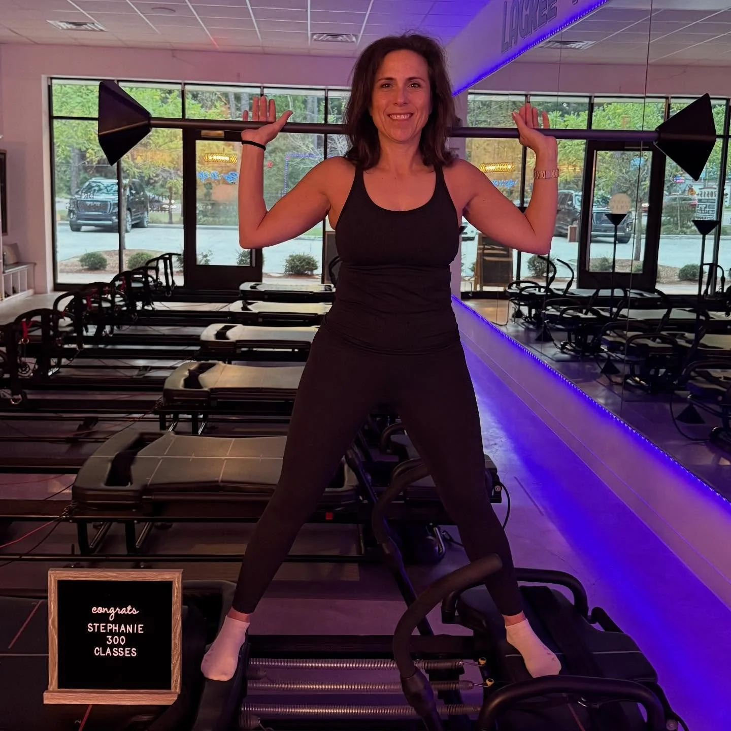 It&rsquo;s a mega milestone day as we celebrate Stephanie knocking out 300 classes on the mega! Focused. Determined. Strong. Stephanie chose progress over comfort &mdash; and look at that strength shine. 🌟 She showed up, pushed past limits, and foun