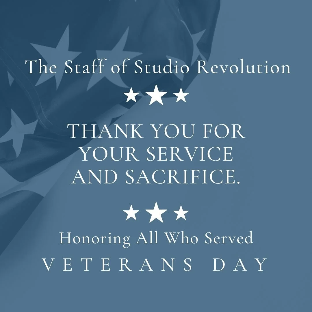 A veteran&rsquo;s sacrifice is a legacy of honor we must never forget. We do not know them all but we owe them all. The staff of Studio Revolution thank you for your service and sacrifice.🇺🇸🇺🇸🇺🇸