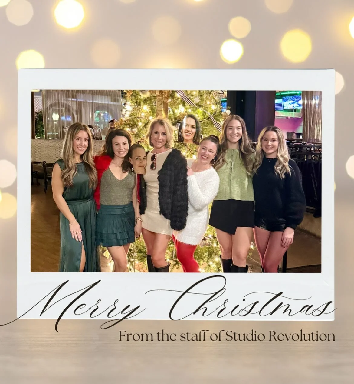 ✨Wishing everyone a very Merry Christmas from the staff of Studio Revolution!✨